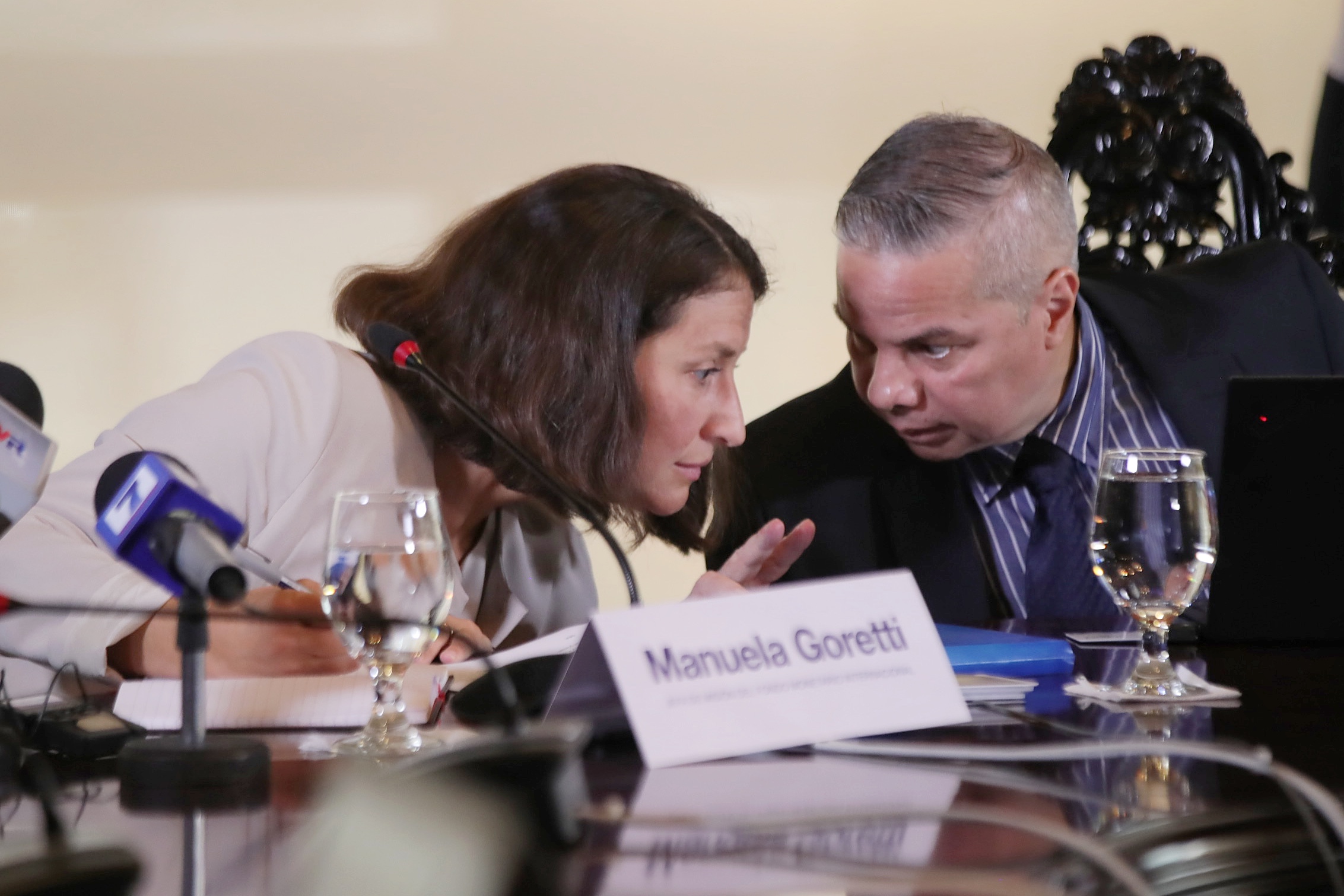 04/10/2022/ Misión del FMI se refiere a tercera revisión del acuerdo con Costa Rica, durante rueda de prensa con la dirctora de la misión, Manuela Goretti / foto John Durán