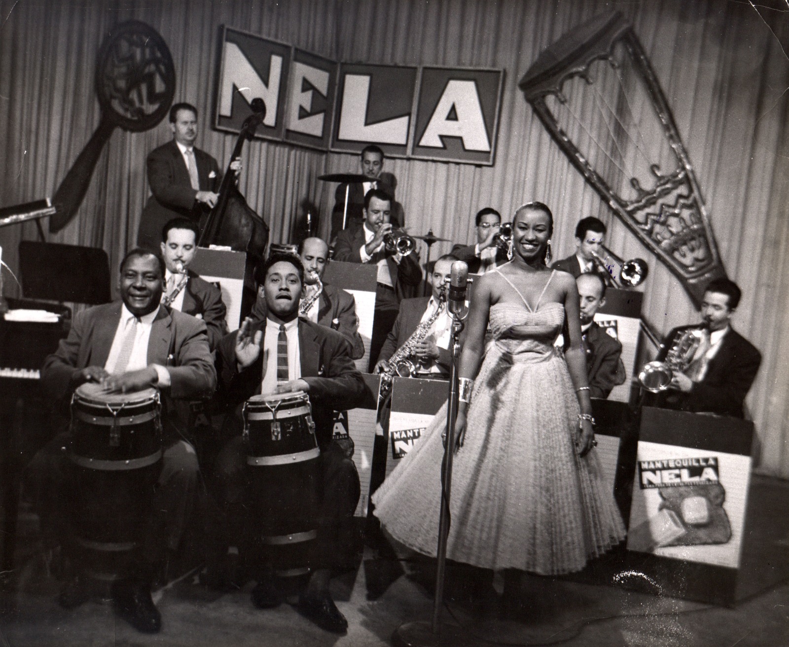 Celia Cruz en los años 50 en La Habana.