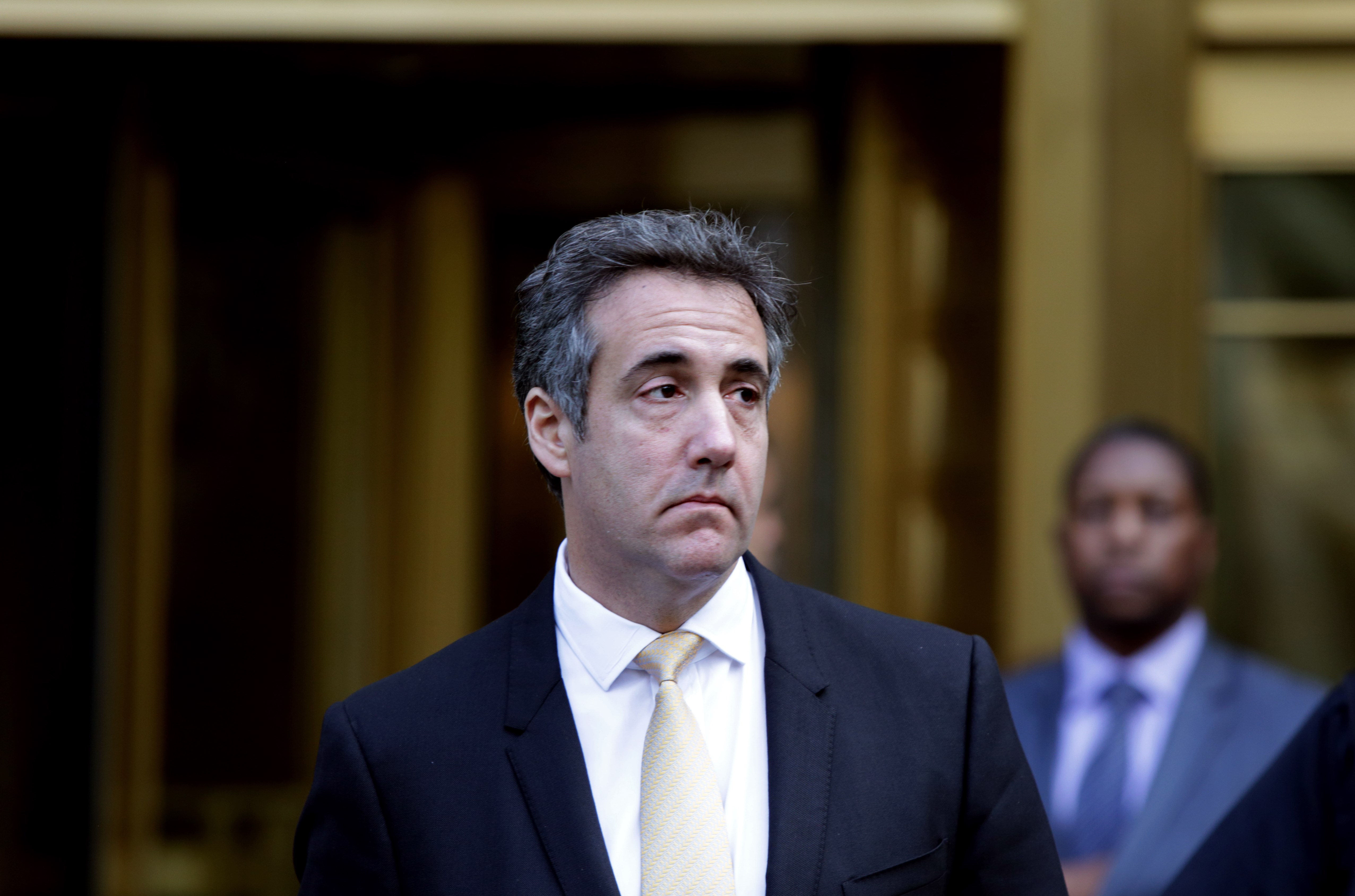 NEW YORK, NY - AUGUST 21: Michael Cohen, former lawyer to U.S. President Donald Trump, exits the Federal Courthouse on August 21, 2018 in New York City. Cohen reached an agreement with prosecutors, pleading guilty to charges involving bank fraud, tax fraud and campaign finance violations. Yana Paskova/Getty Images/AFP
== FOR NEWSPAPERS, INTERNET, TELCOS & TELEVISION USE ONLY ==