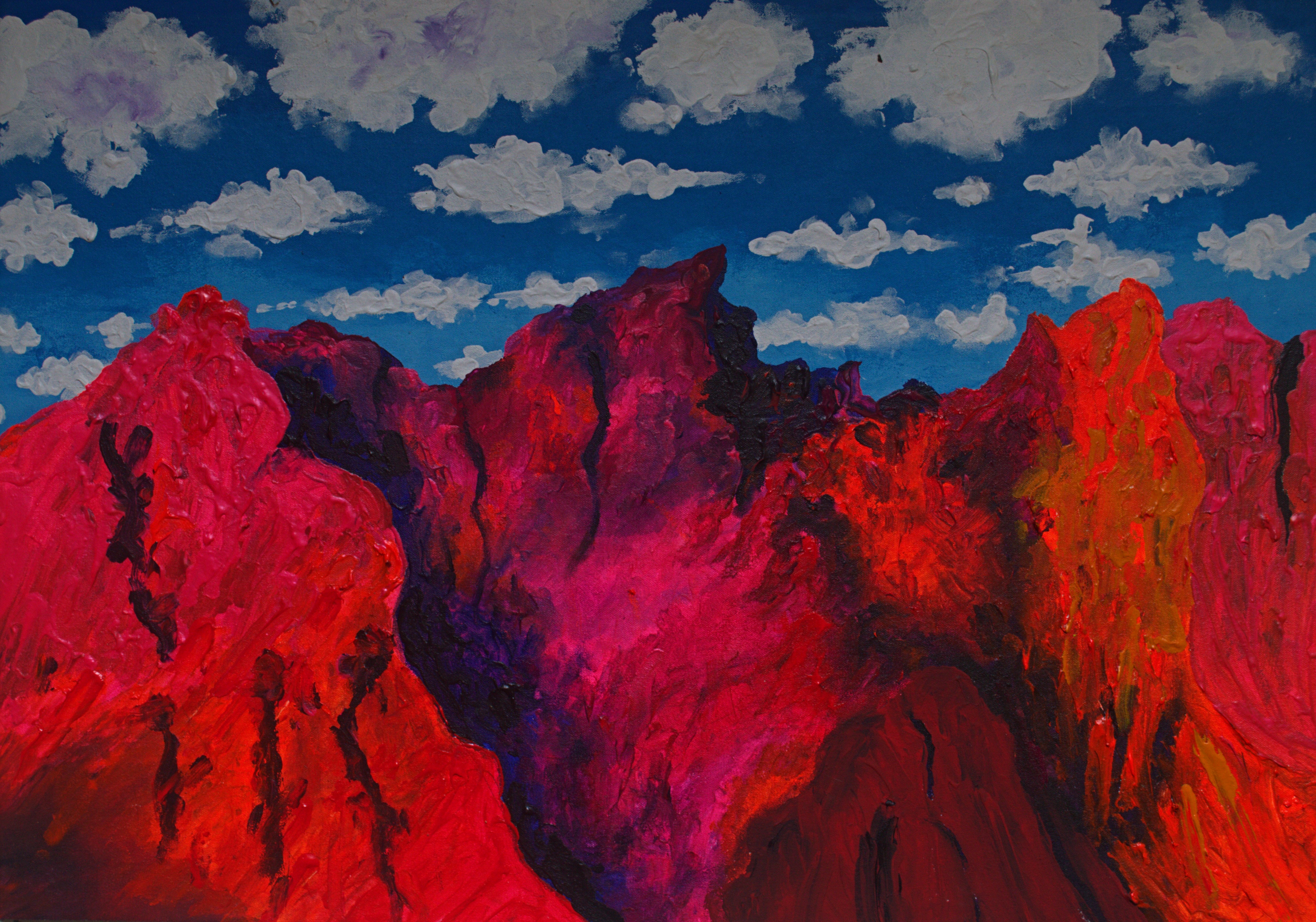 2. Cerro Urán. Acrílico sobre lienzo, 70 x 110 cm. 2026
