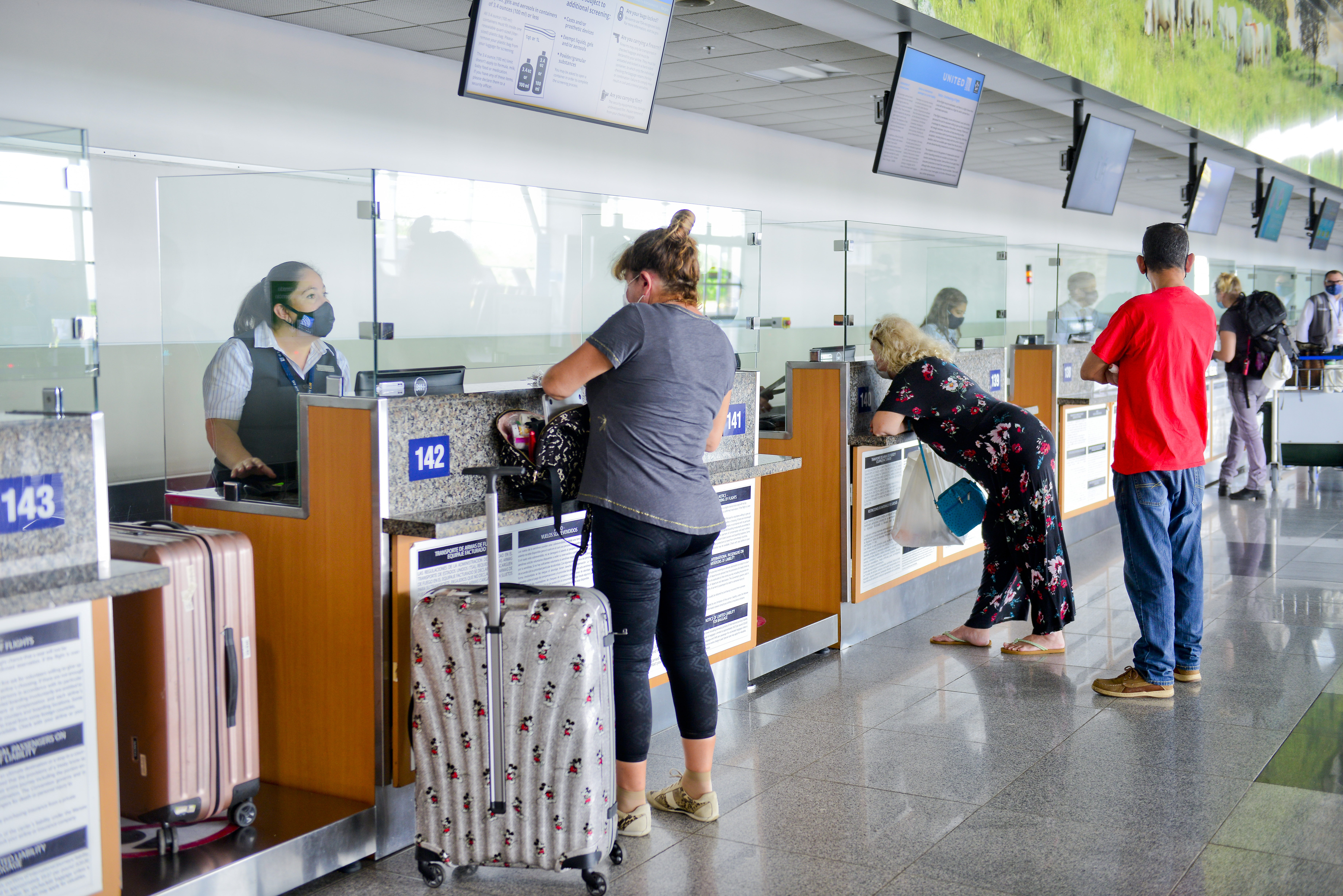 La empresa administradora del aeropuerto en Liberia, Coriport, espera un mayor repunte del tránsito en la terminal cuando se reactiven vuelos a Canadá y Europa. Foto: Cortesía