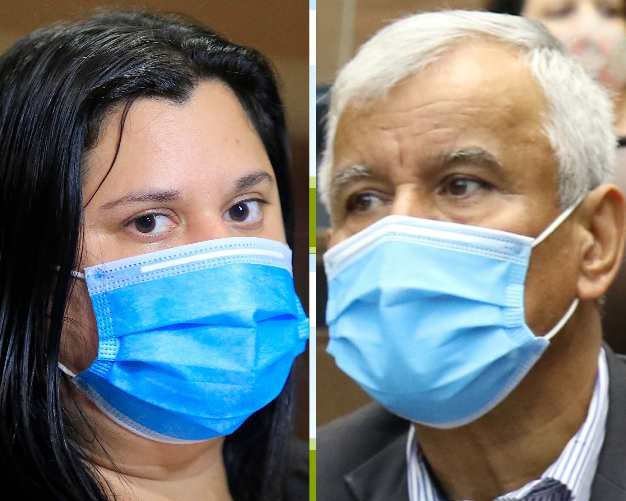 23/02/2021. Los diputados del PAC, Paola Vega y Víctor Morales Mora.