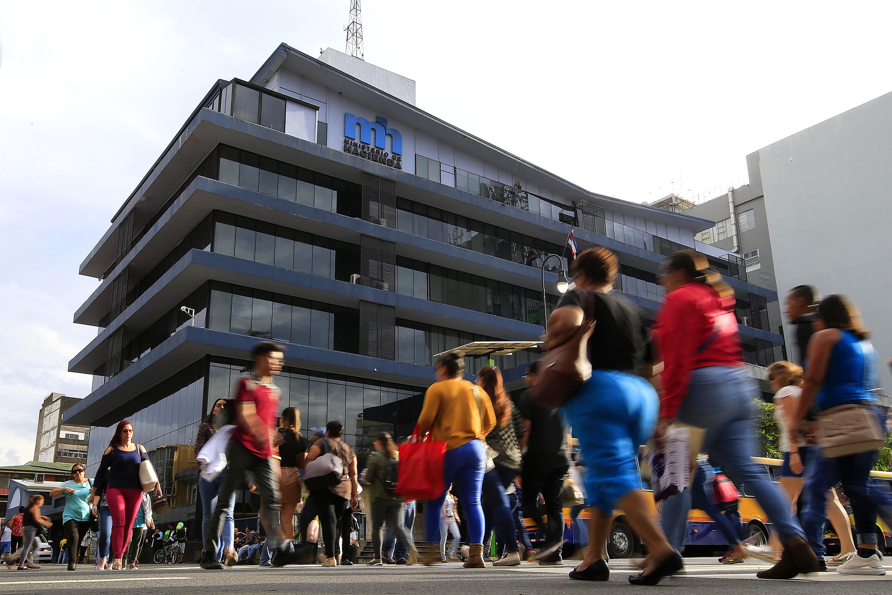 16/08/2019 San José. Fachada del Ministerio de Hacienda. Foto: Rafael Pacheco
