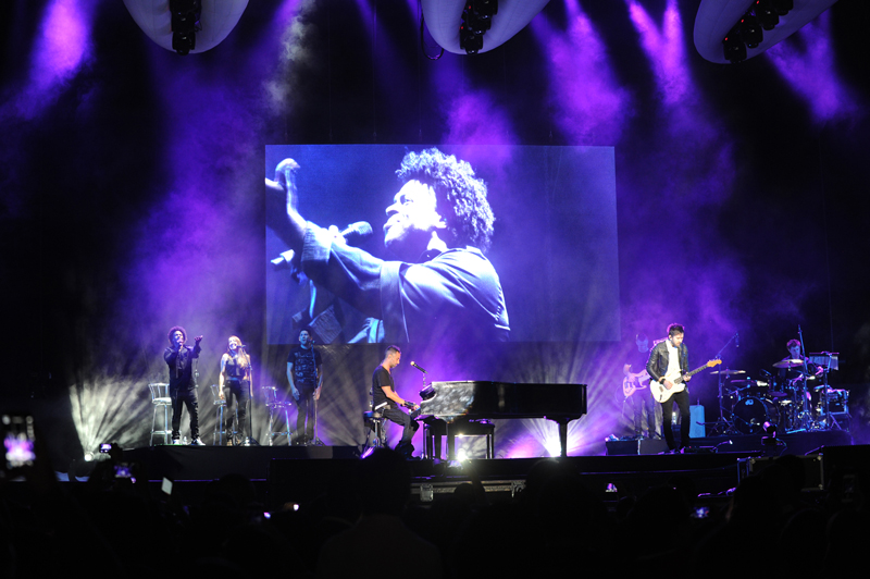 Mario Domm y Pablo Hurtado no estuvieron solos en el Estadio Nacional, sus coristas fueron parte importante del show . Antes del sábado, la última vez que Camila se presentó en Costa Rica fue en 2011. Jorge Navarro