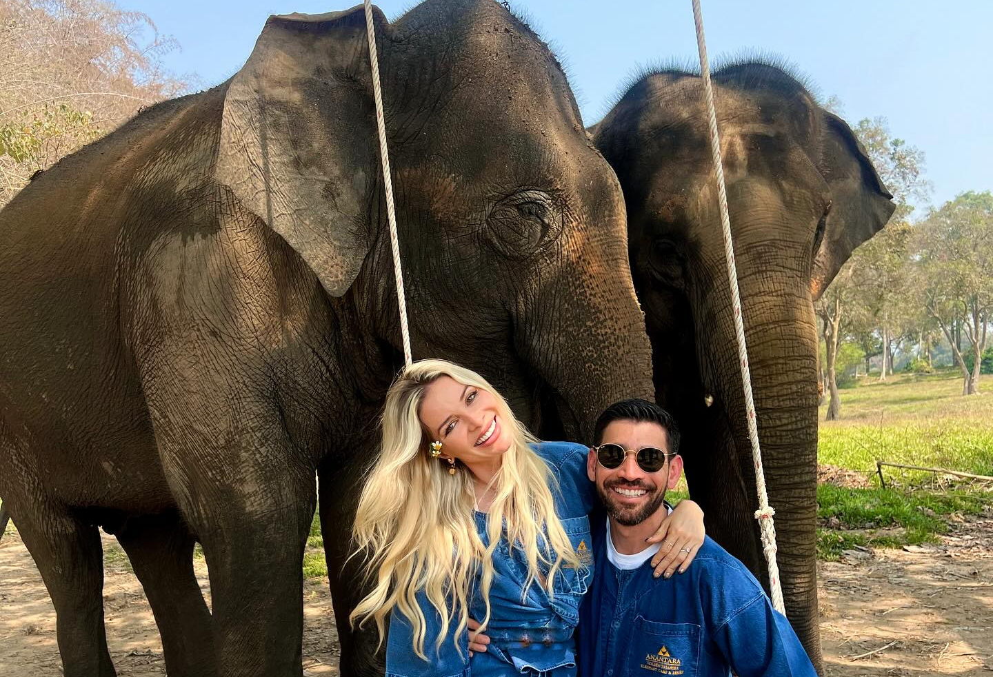 Leonora Jiménez y su esposo Mariano Herrera están de luna de miel en Tailandia.