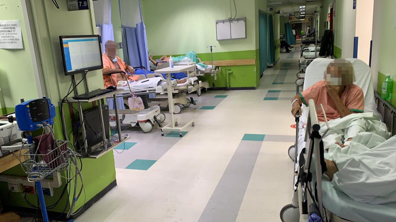 17/05/2021 MATERIAL EXCLUSIVO PARA LN, Servicio de Emergencias del Hospital México con atención a enfermos de covid-19. Foto: Cortesía Hospital México