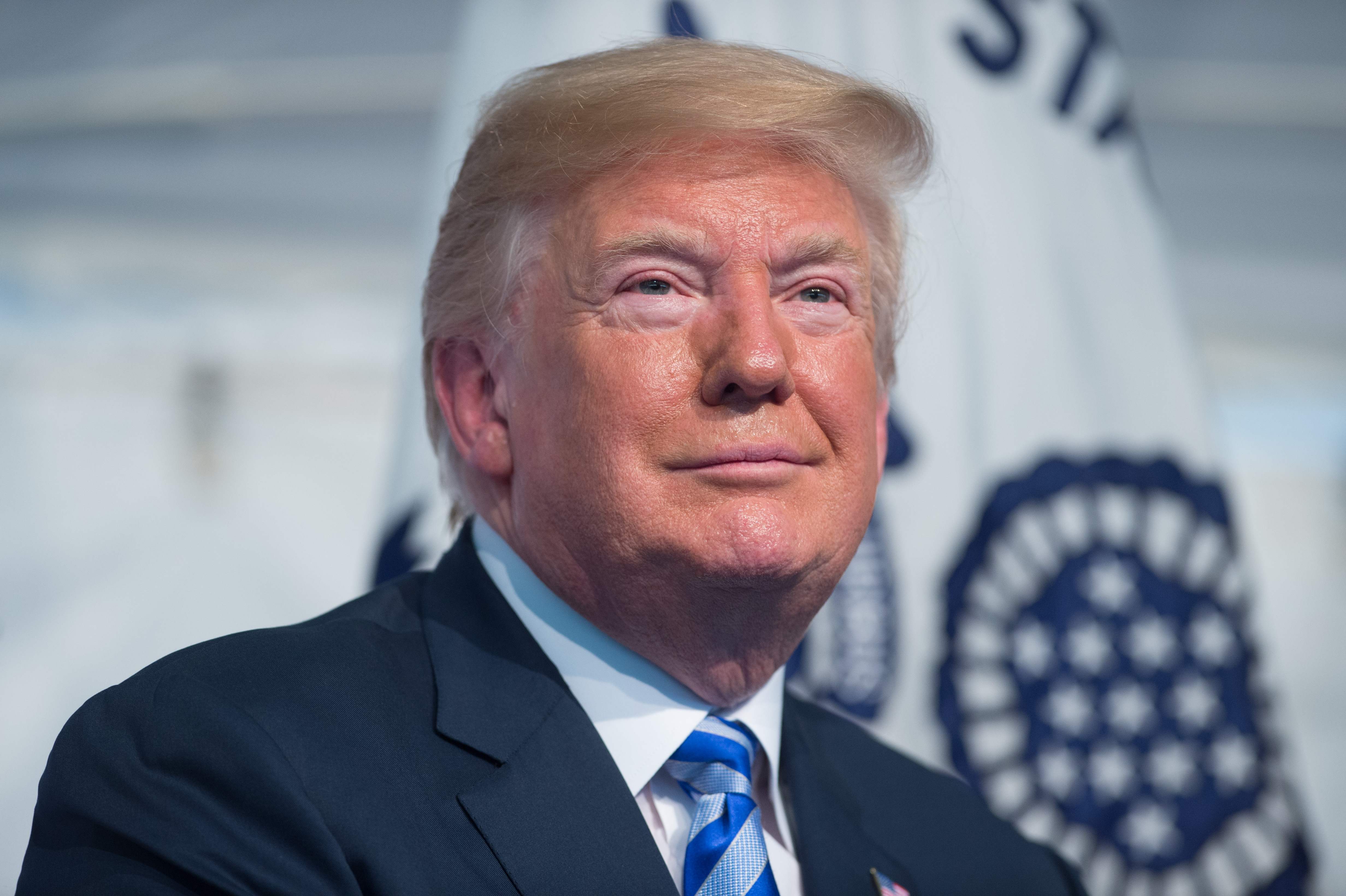Donald Trump, presidente de Estados Unidos. AFP.