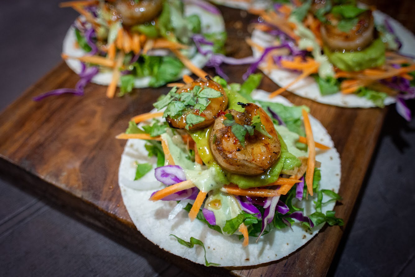 La feria Con Sabor a Puerto ofrecerá unas 15 bocas de lujo a ¢1.000 cada una.
En la foto: Taco de camarón
Foto: Cortesía Con Sabor a Puerto