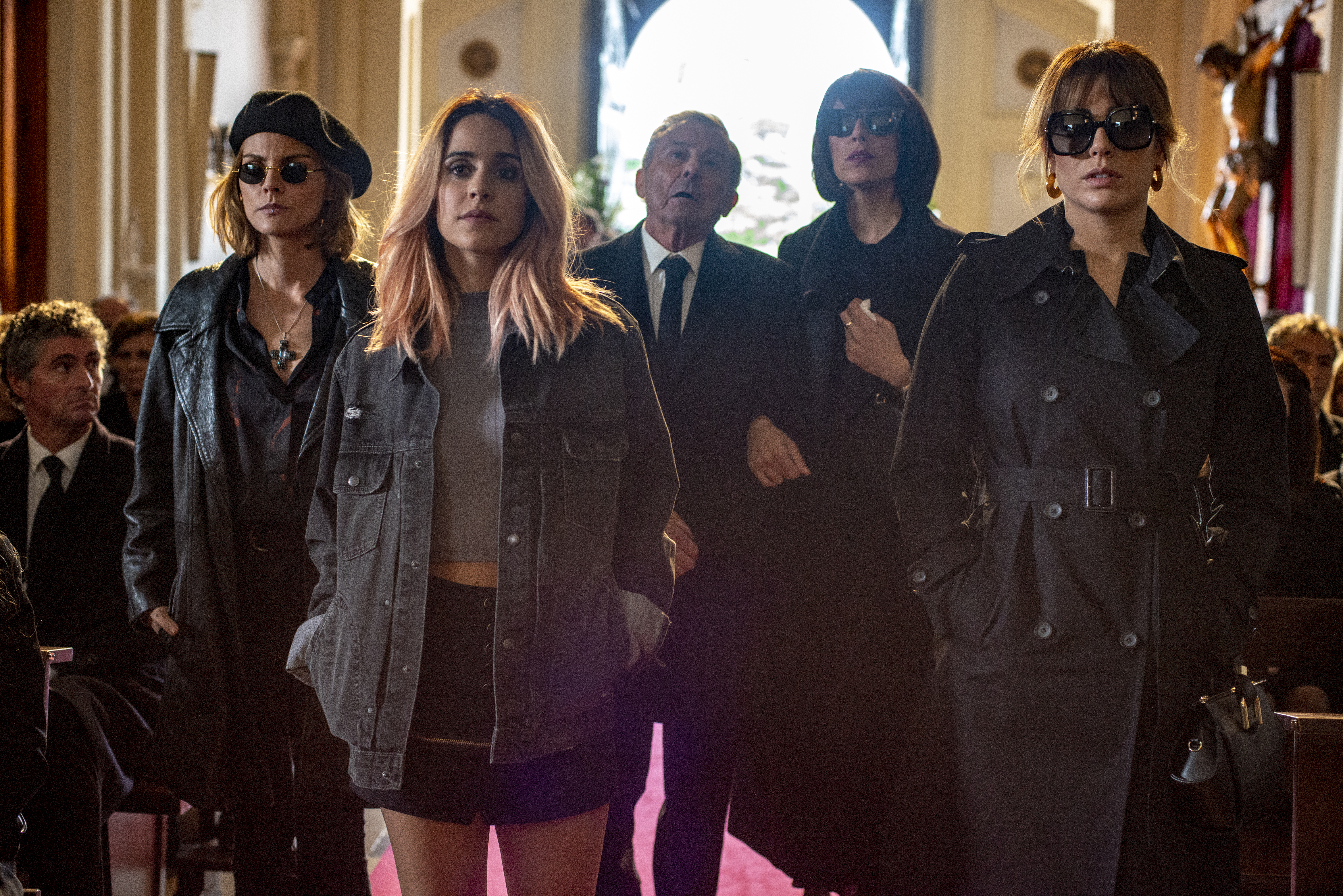Película española 'A pesar de todo', protagonizada por las actrices Macarena García, Belén Cuesta, Blanca Suárez y Amaia Salamanca. Fotografía: Netflix para La Nación