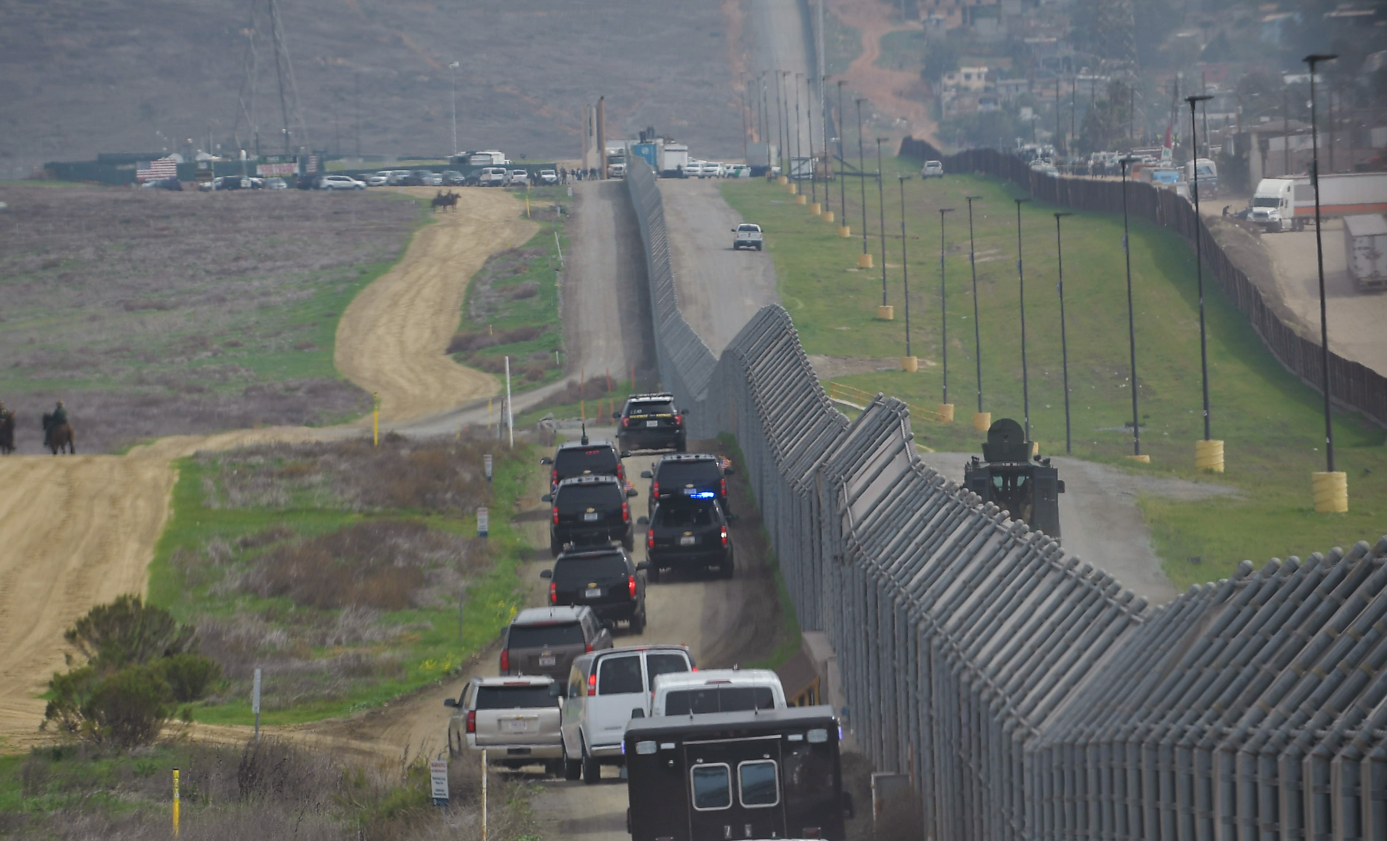 La frontera entre Estados Unidos Y México en San Diego, California.