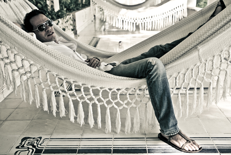 En calma. Marc Anthony aseguró estar muy feliz. Cortesía Sony Music