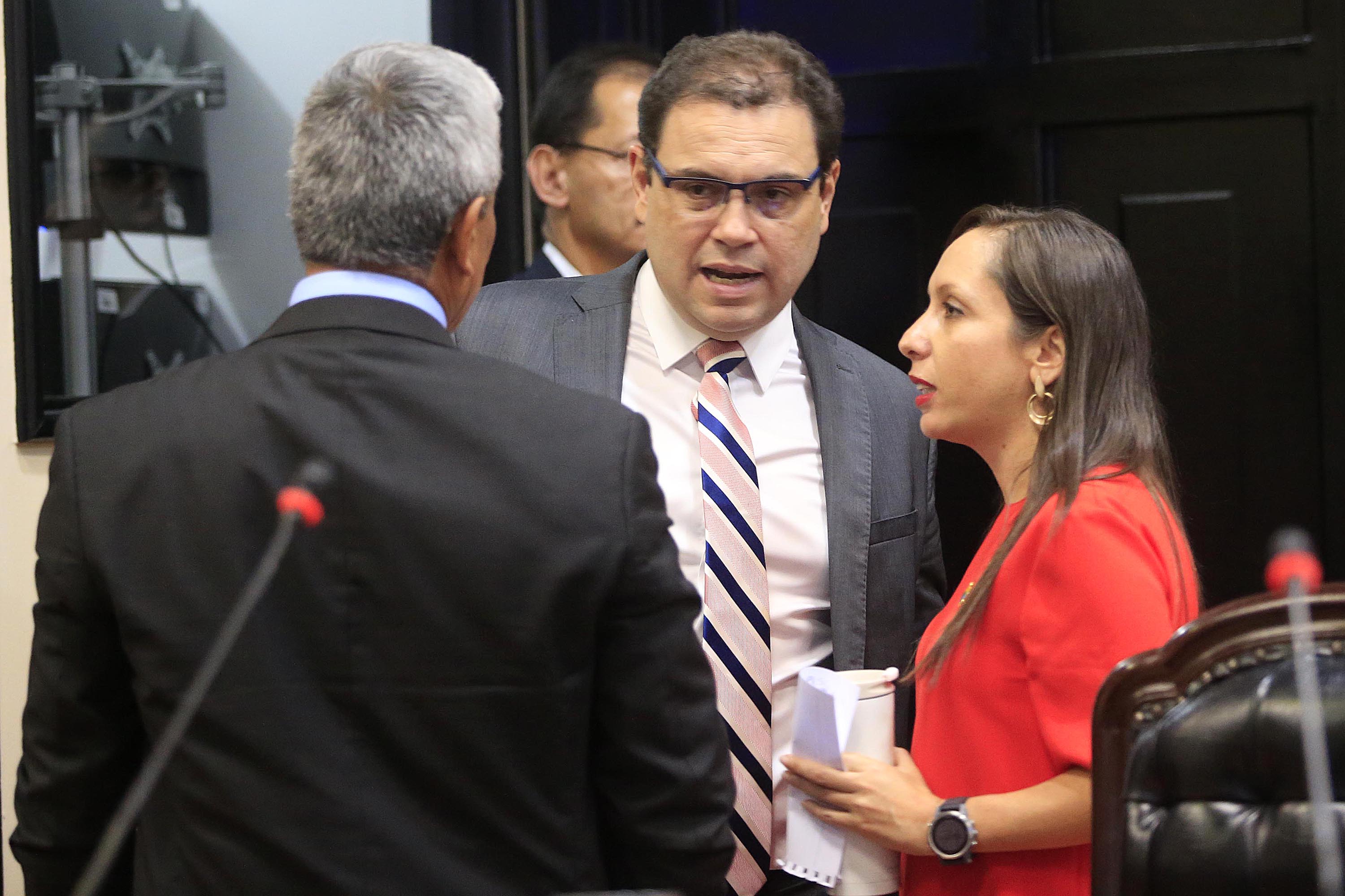 03/06/2019 Asamblea Legislativa. Plenario Legislativo. Diputados Victor Morales Mora; Carlos Ricardo Benavides y Carolina Hidalgo. Foto: Rafael Pacheco