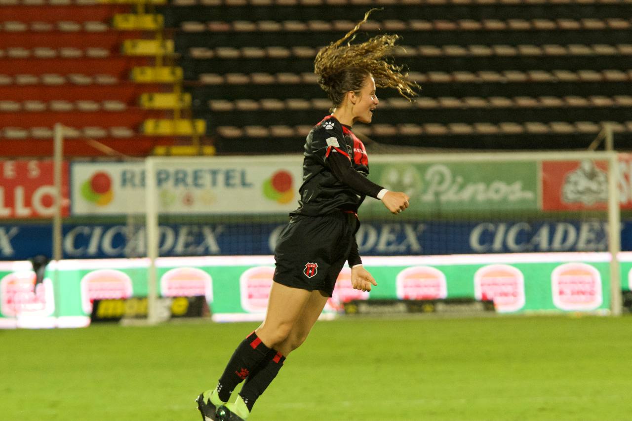 María Paula Salas marcó ocho goles en el Apertura 2021 ganado por Alajuelense. Fotografía: Francisco González / Prensa Alajuelense