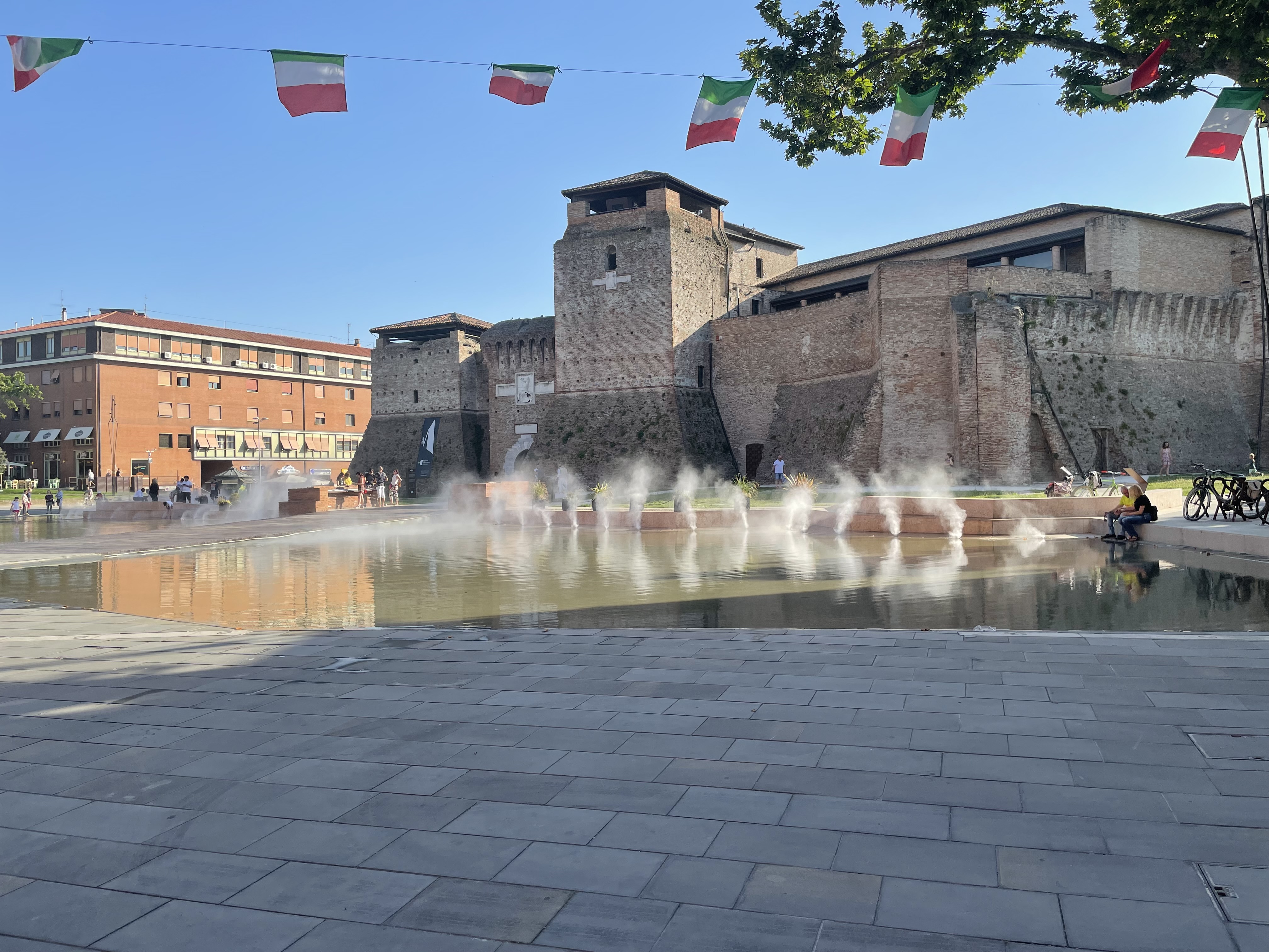 Rímini, una de las hermosas ciudades del norte de Italia.