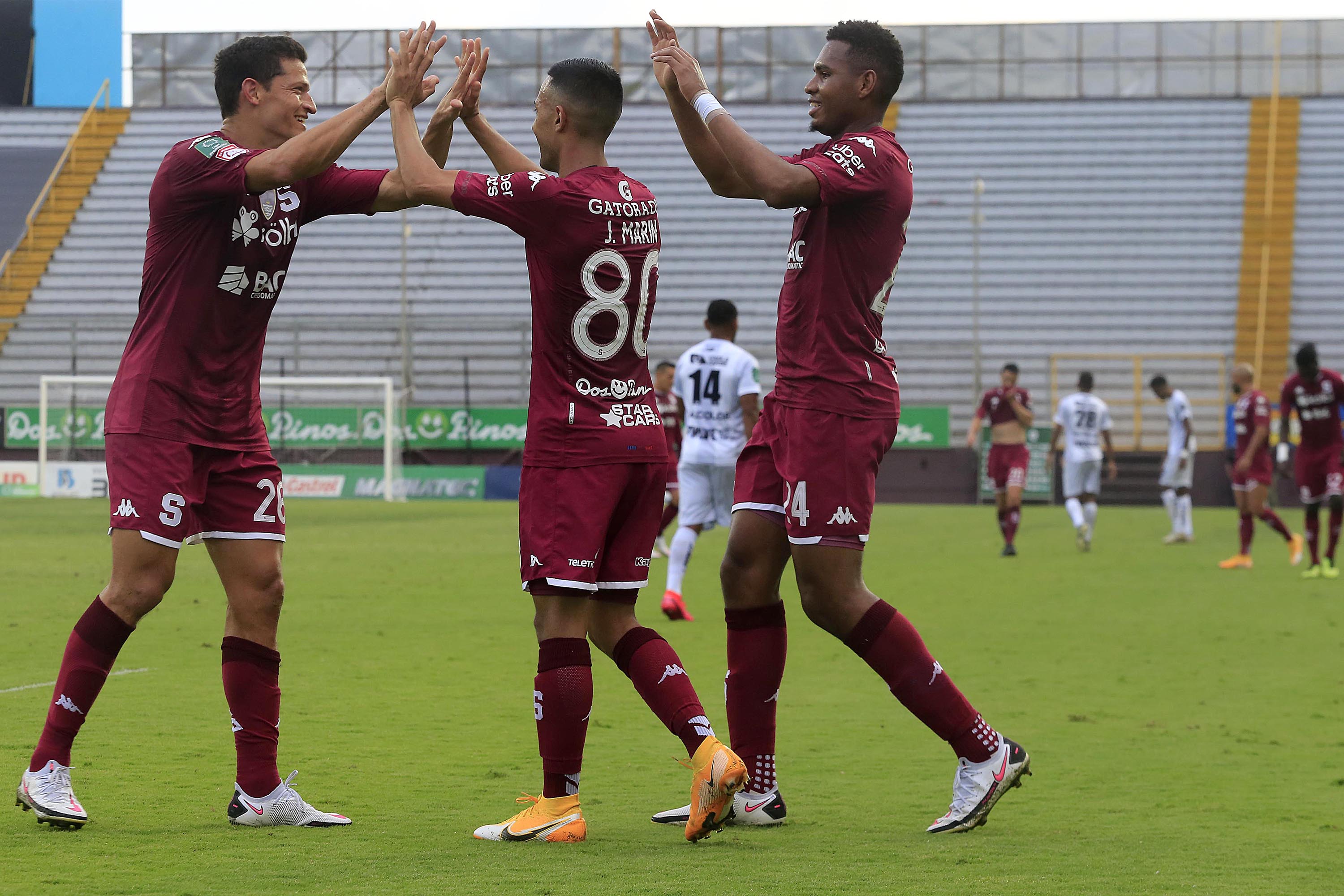 14/02/2021 Estadio Ricardo Saprissa, Tibás. El Deportivo Saprissa recibió a Limón FC, en partido de la Jornada 8 de la Copa Promérica, Torneo de Clausura 2021. Foto: Rafael Pacheco