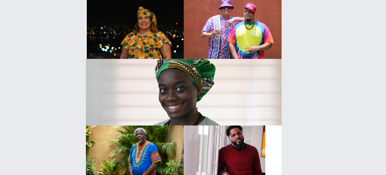 Katherine Moreira, Toledo y DJ P, Cheryl Bryden, Quince Duncan y Banton abrieron sus corazones y las cocinas de su casa para hablar de gastronomía y cultura afrodescendiente.