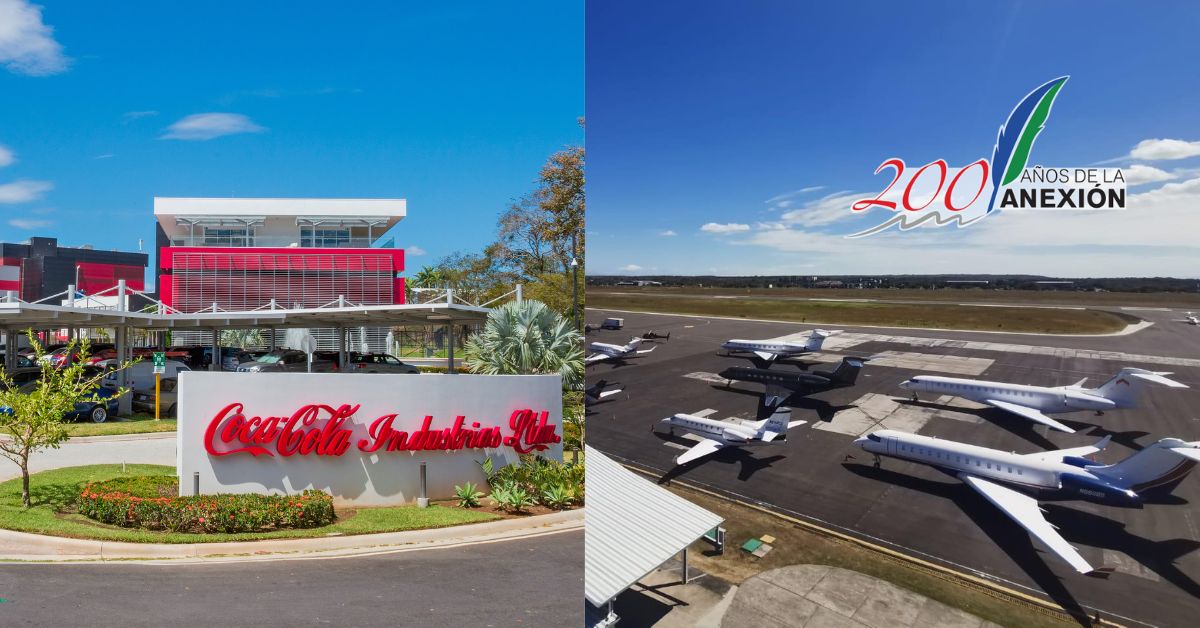 La planta de concentrados de Coca Cola y el Aeropuerto Internacional Daniel Oduber Quirós, ambos ubicados en Liberia, son pilares del desarrollo en las industrias alimentaria y turística en Guanacaste, dos de las principales actividades económicas de la provincia.