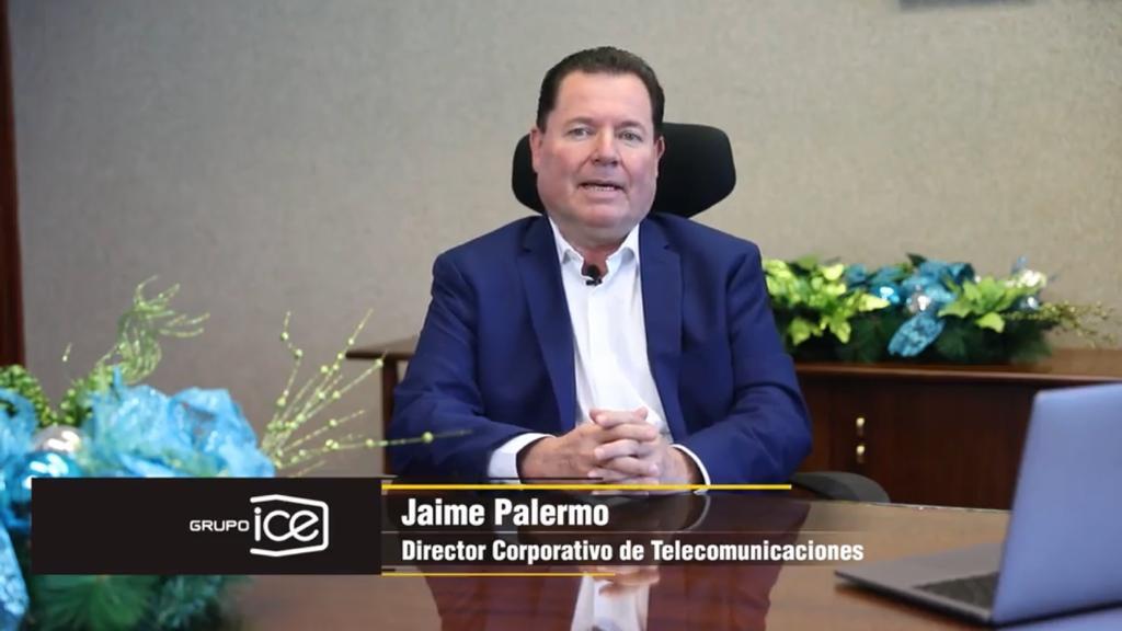 Captura del video de Jaime Palermo Quesada divulgado este lunes a los empleados del ICE donde anunció su salida anticipada de esa entidad / Foto: ICE para LN.