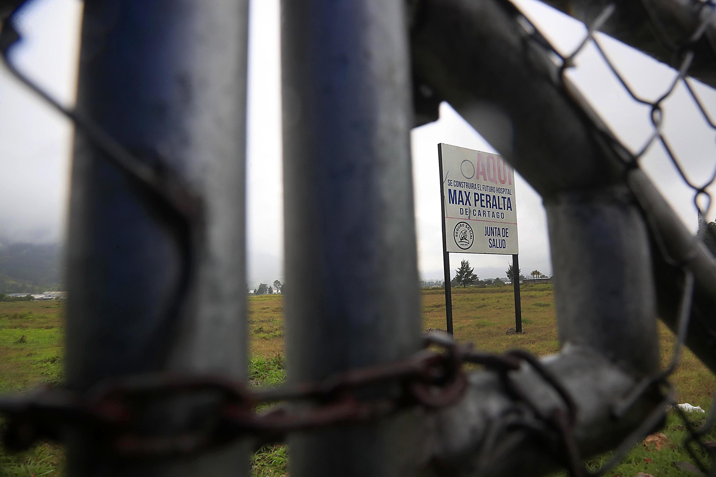 27/06/2023 Tejar del Guarco. Este es el terreno donde construiría el nuevo Hospital Max Peralta de Cartago.