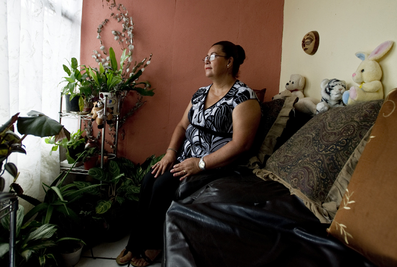 Berta Jarquín, nicaragüense, de 51 años, vivió en carne propia el irrespeto de las garantías laborales como empleada doméstica. Cuando reclamó sus derechos, la respuesta de sus patronos fue decirle que su trabajo era un favor que ella debía agradecer. | PABLO MONTIEL
