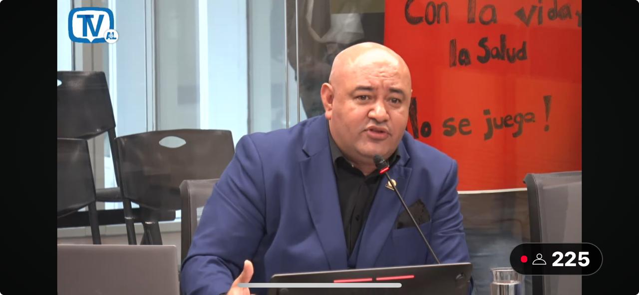 Lenín Hernández Navas, secretario general Sinaes. Comparecencia comisión investigadora CCSS. Martes 5 de noviembre, 2024.