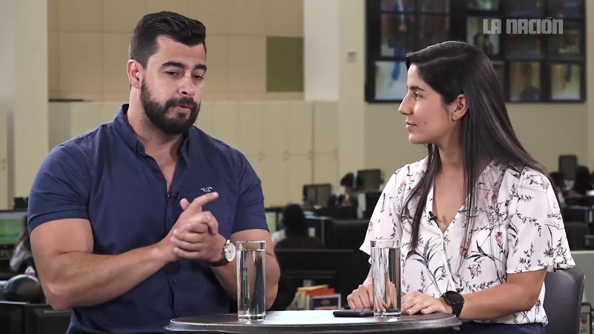 Esteban Richmond, creador de la página Rich Fit Tips, en entrevista en La Nación.