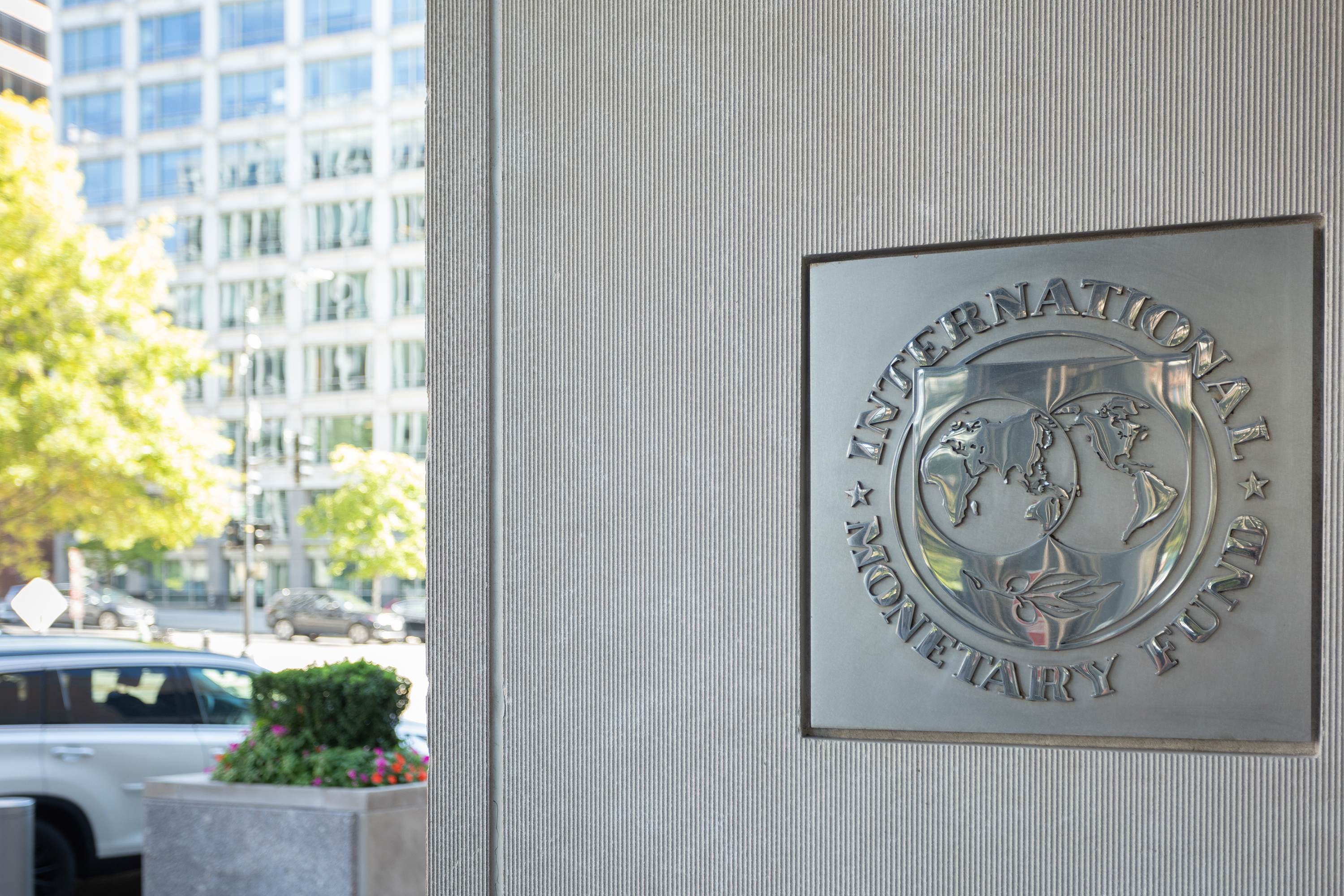 Edificio del Fondo Monetario Internacional (FMI) 2021. Foto: Shutterstock.