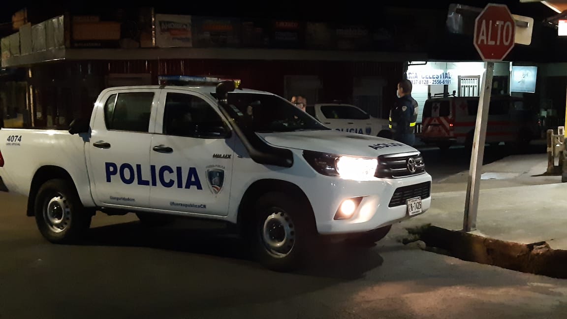 La Policía custodió la escena. Foto: Keyna Calderón