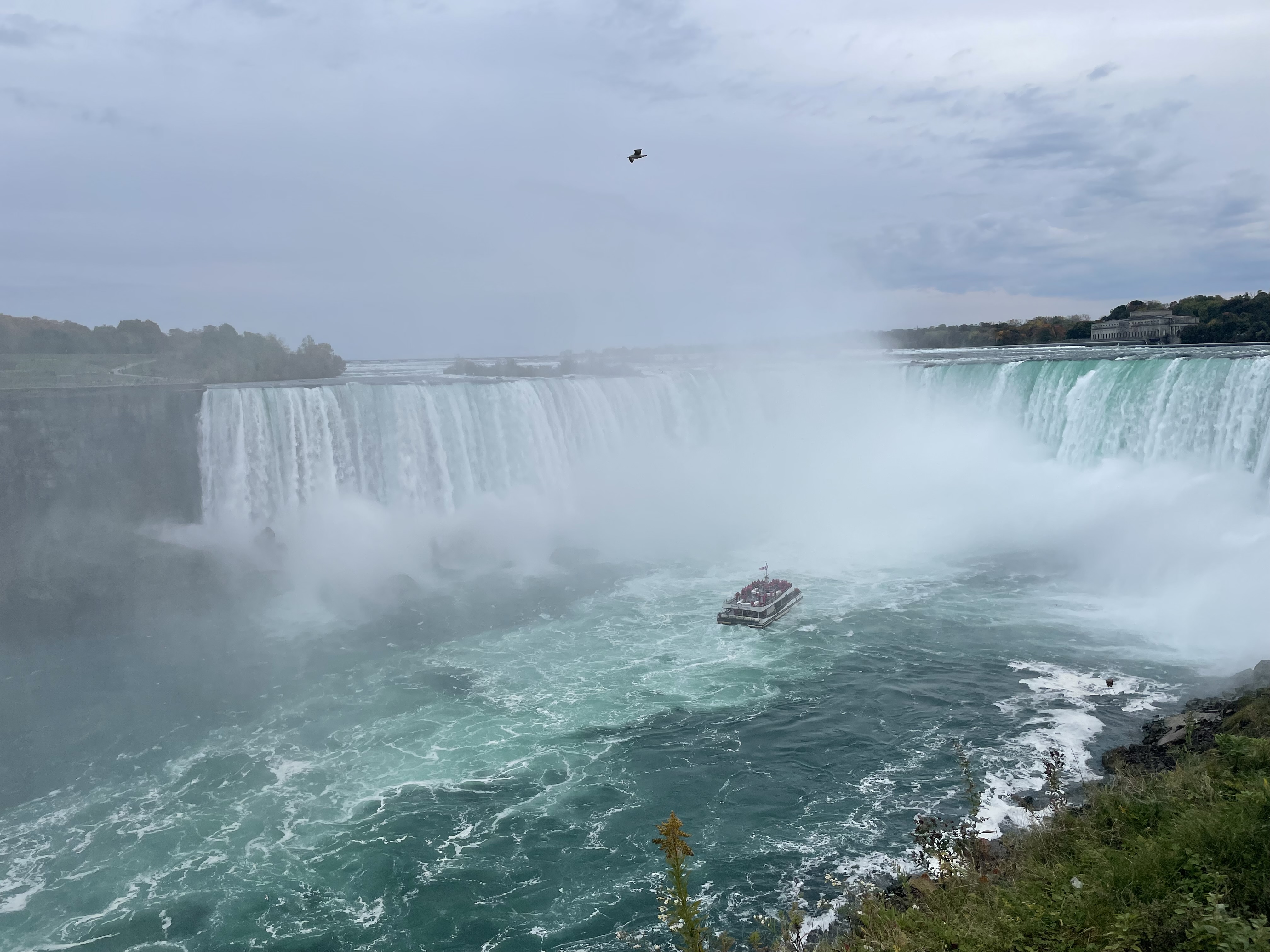 Las cataratas del Niágara son un imán para los turistas.