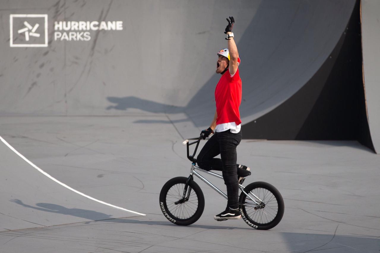 15-11-2018 Kenneth Pollis Tencio
El ciclista Kenneth 'Pollis' Tencio se coronó subcampeón Mundial de la UCI en el BMX freestyle en China: Cortesía Kenneth Tencio