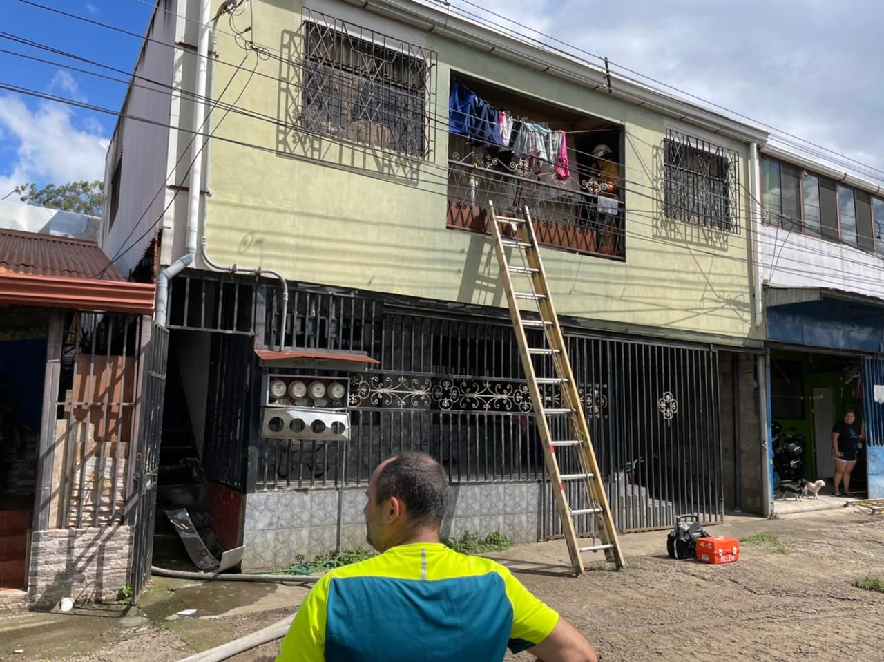 La vivienda afectada por el incendio era de 150 metros cuadrados, de los cuales 50 se vieron afectados. Foto: Cortesía de Bomberos