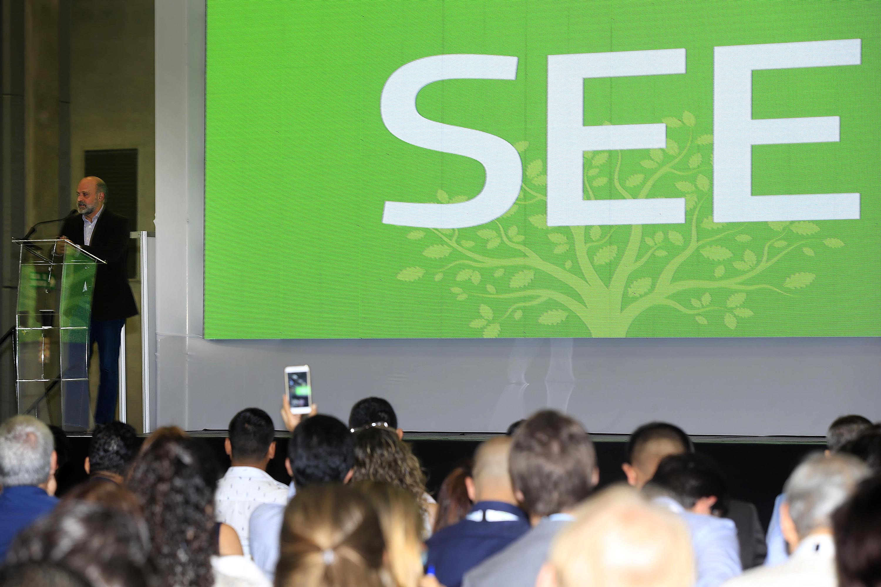 27/09/2018 Parque Viva. Primer Congreso Latinoamericano de Sostenibilidad, Ecología y Evolución (SEE). Carlos Manuel Rodríguez, Ministro de Ambiente y Energía. Foto: Rafael Pacheco
