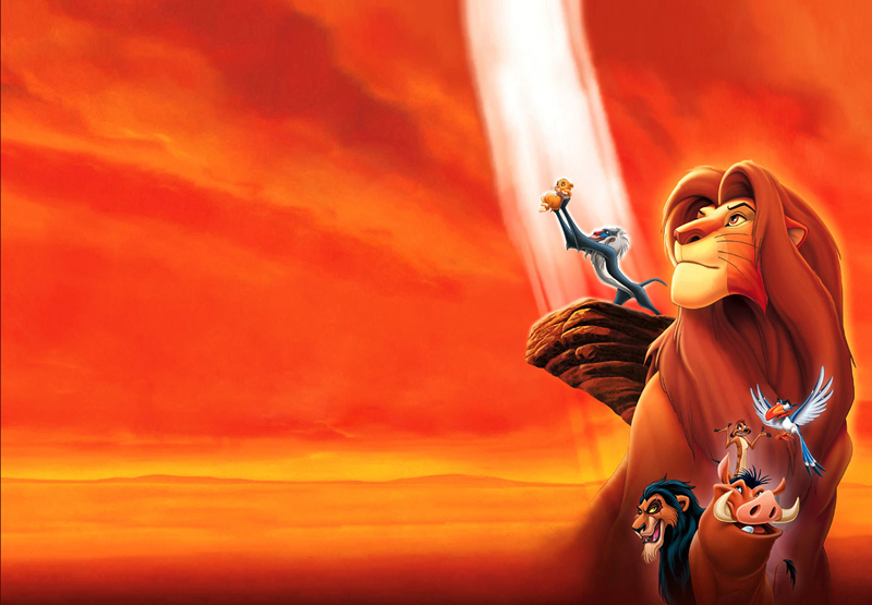 Momento en el que Rafiki subió a lo más alto de La Roca del Rey para presentar al nuevo heredero del trono: el recién nacido Simba, hijo de Mufasa.