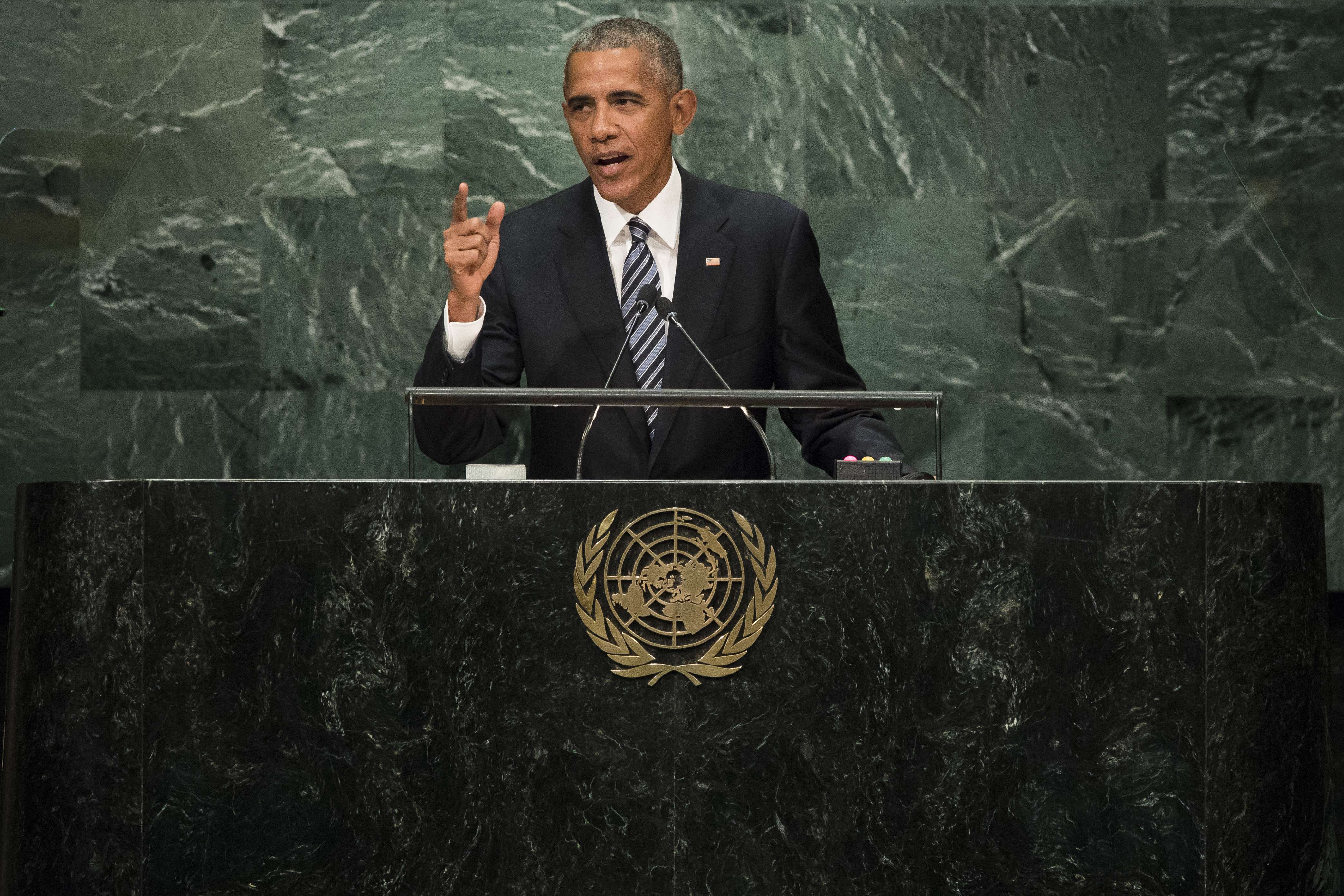 El presidente de Estados Unidos, Barack Obama, brindó este martes su último discurso ante la Asamblea de Naciones Unidas.