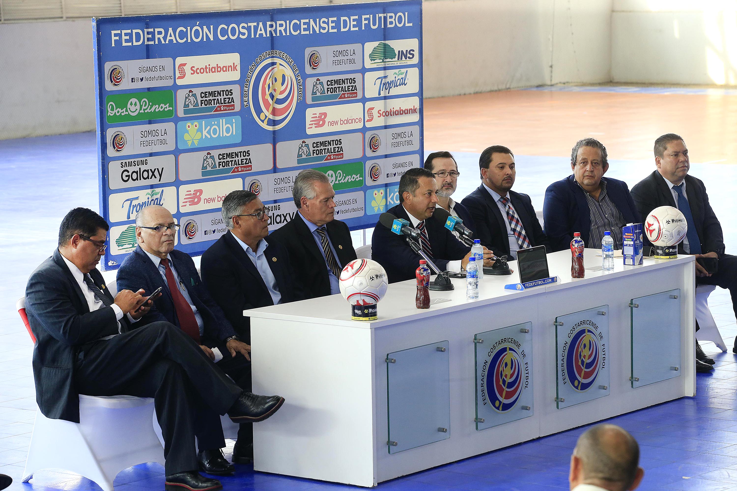 23/08/2019 Complejo Fedefútbol Plycem (Proyecto Gol). Elección del nuevo directorio de la Fedefútbol. Destacó la presencia de Rodolfo Villalobos, reelecto como presidente de la Federación Costarricense de Fútbol hasta 2023, y de Juan Carlos Rojas, presidente del Deportivo Saprissa. Foto: Rafael Pacheco