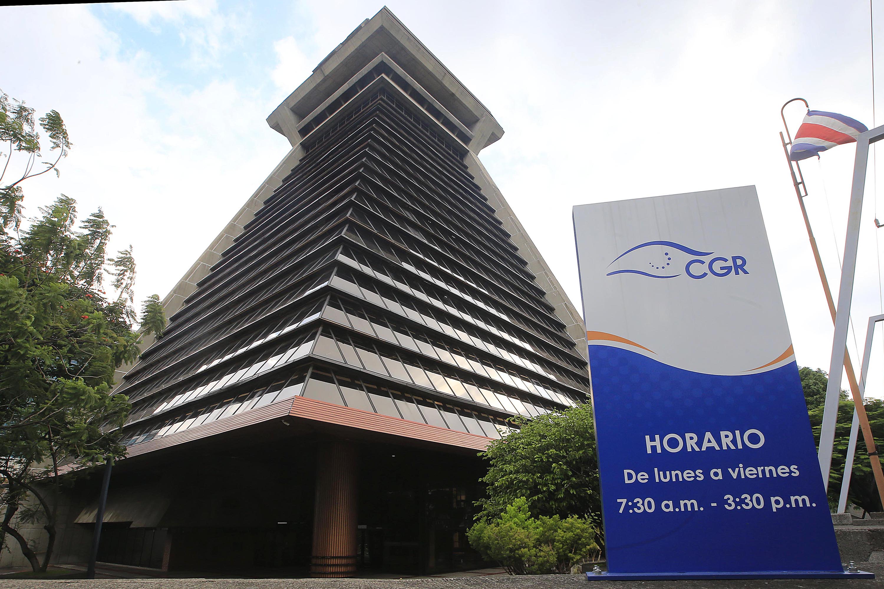 22/062018 Sabana Sur. Fachada del edificio de la Contraloría General de la República. Foto: Rafael Pacheco