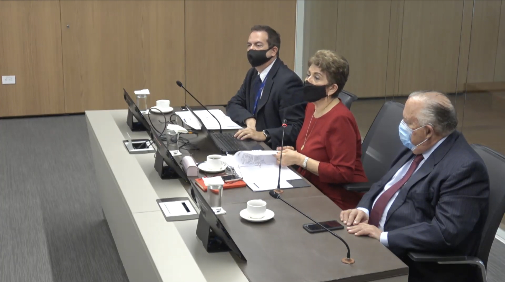 Contralora general, Marta Acosta, comparece por informe de auditoría sobre filtraciones en asignación de bonos Proteger. Captura de pantalla