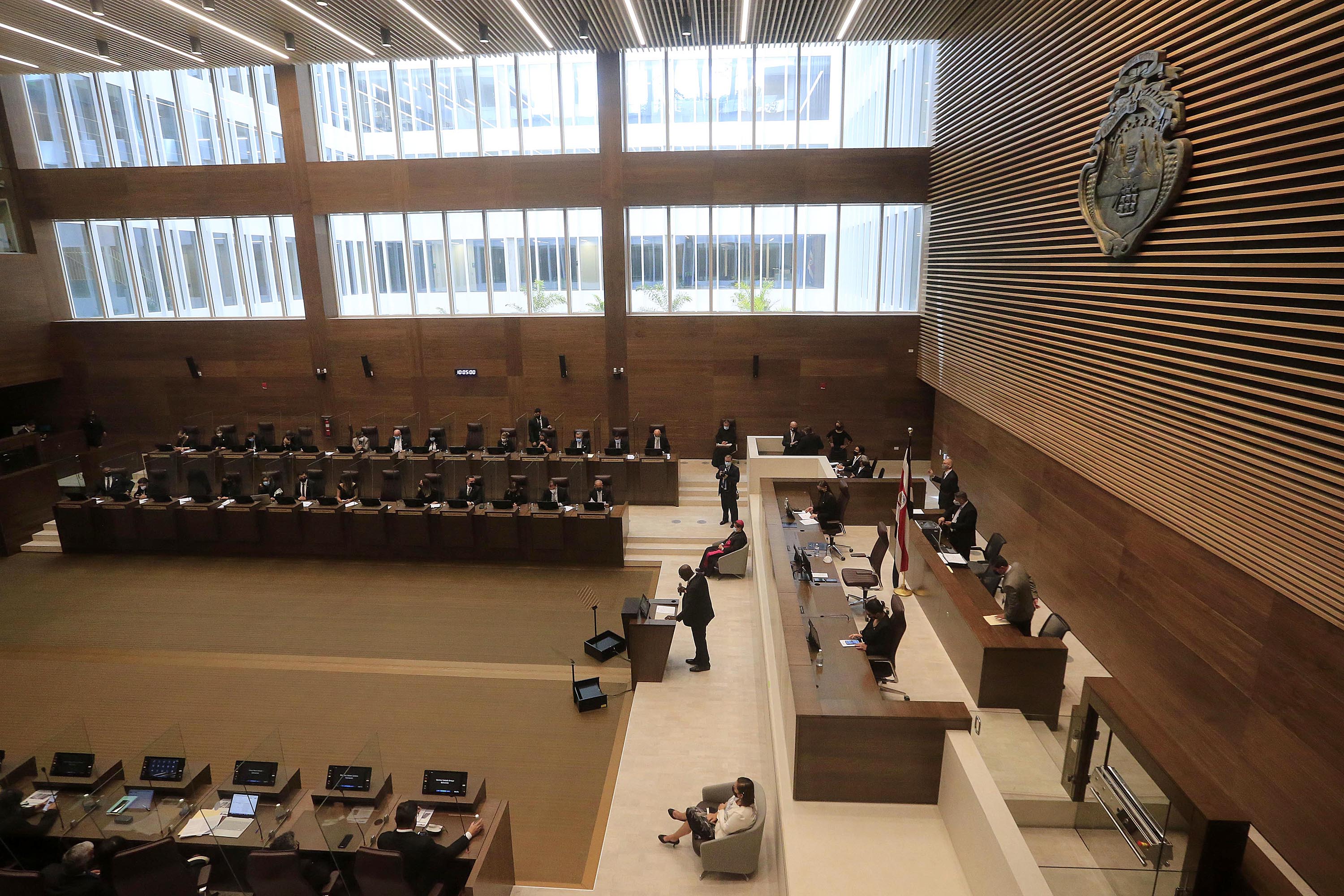 19/10/2020 Asamblea Legislativa. Primera sesión del Plenario Legislativo en el nuevo edificio. Foto: Rafael Pacheco