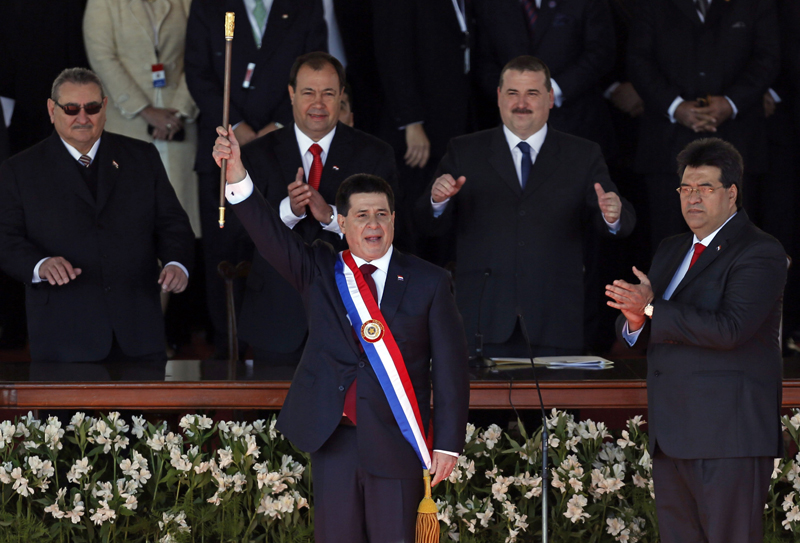 Horacio Cartes es uno de los empresarios más ricos de Paraguay. | AP.