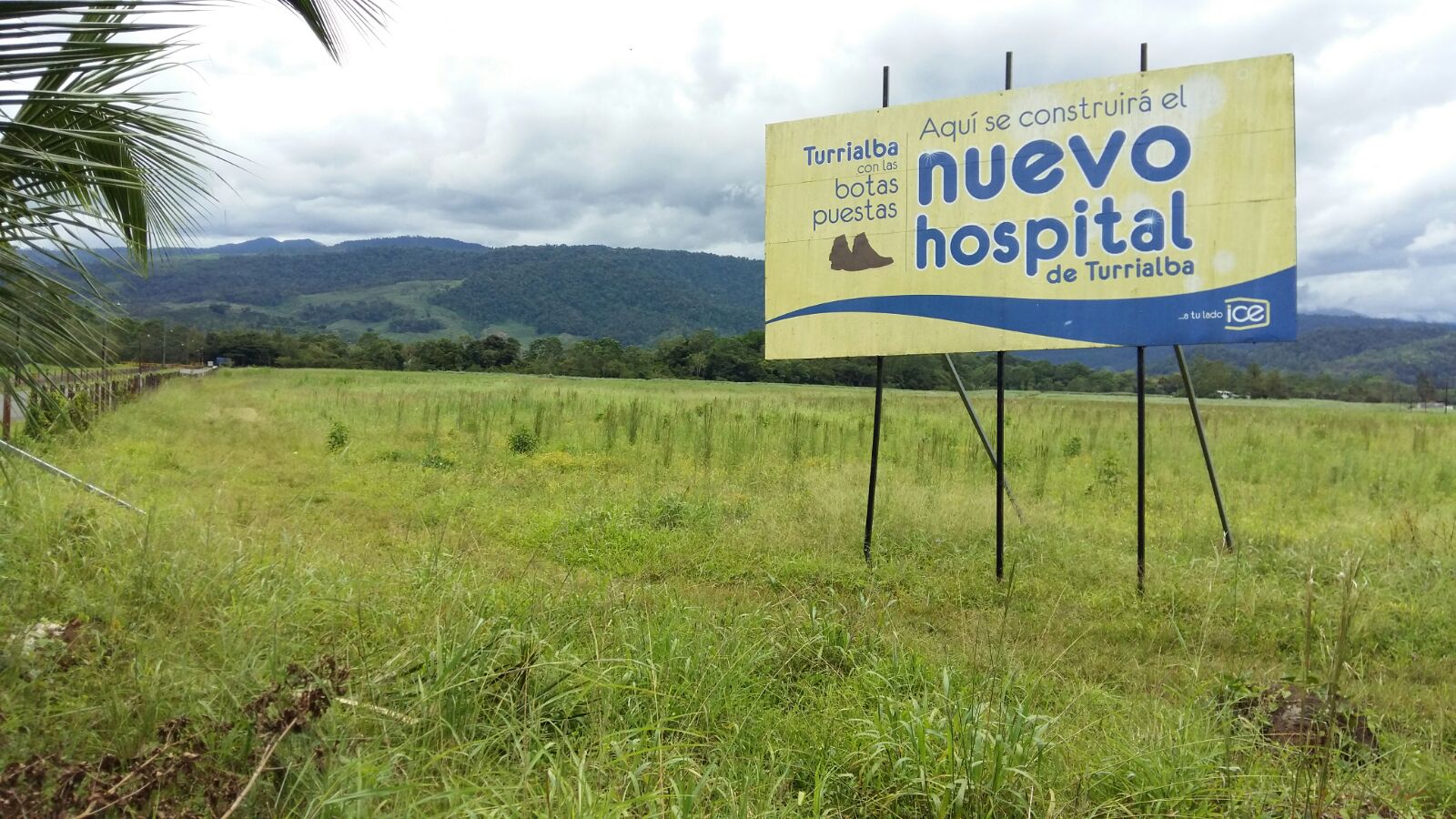 El nuevo hospital se construirá en un terreno de 10 hectáreas, ubicado a seis kilómetros del centro de Turrialba.