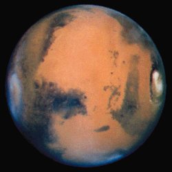 El planeta Marte fotografiado por la NASA