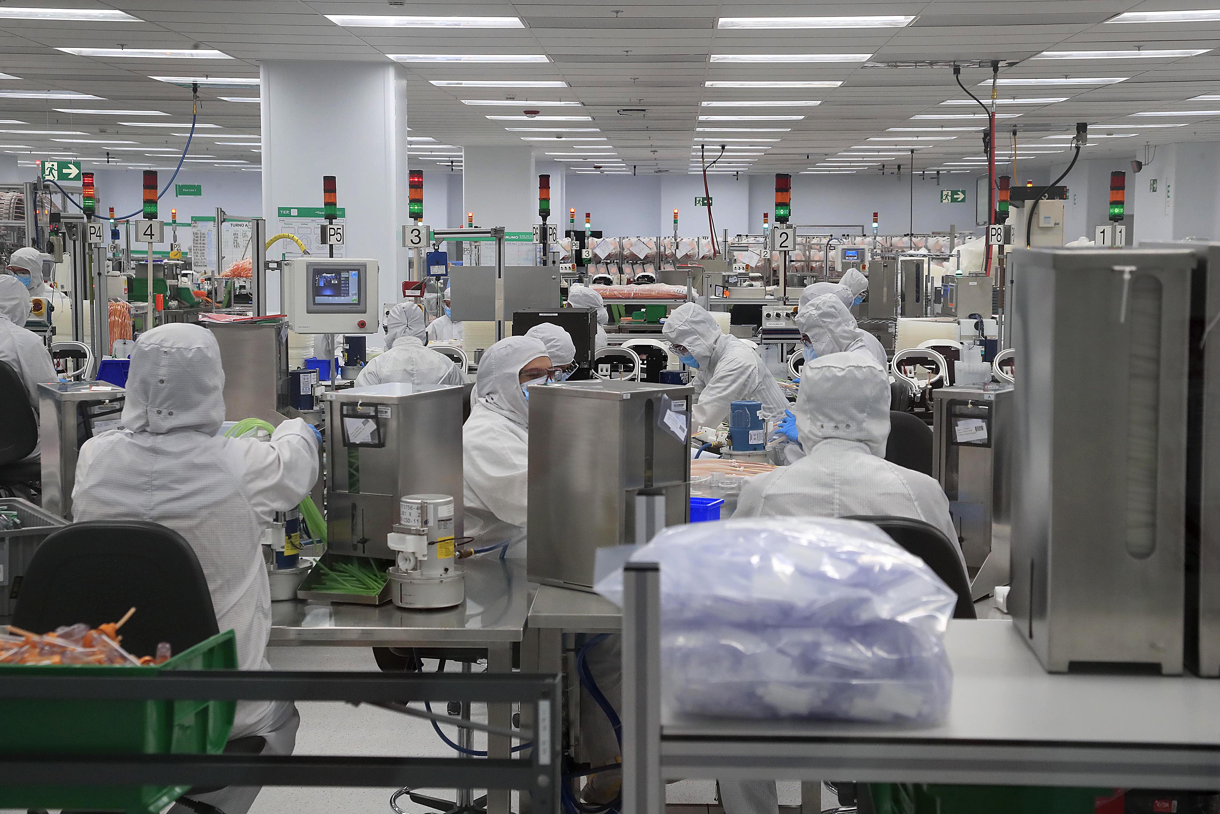 16/05/2023 Zona Franca La Lima, Cartago. Terumo Blood and Cell Technologies (BCT), planta de manufactura de clase mundial que produce dispositivos médicos para recolectar y separar sangre y células.