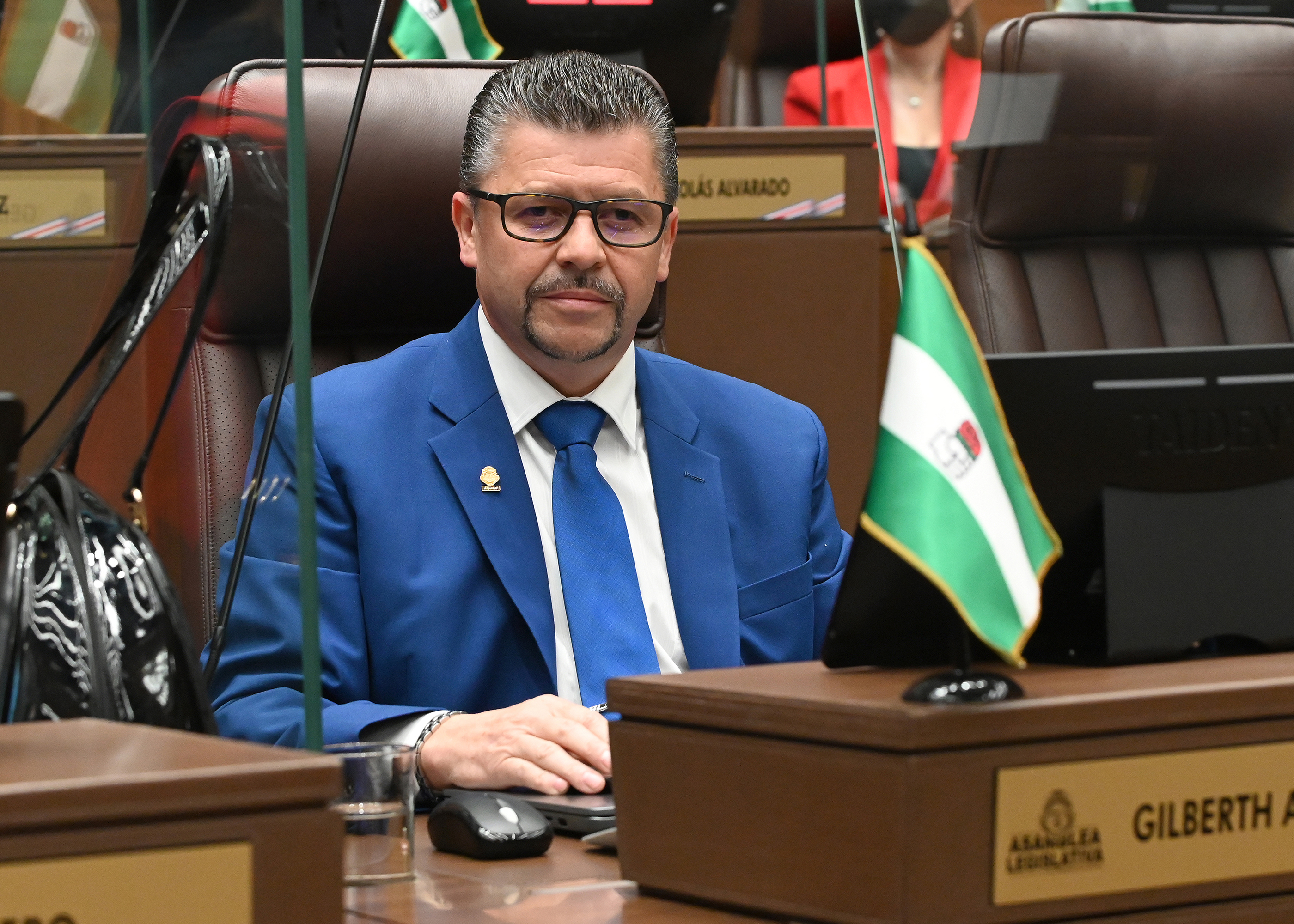 04 de mayo del 2022. Asamblea Legislativa. Fotografías de respaldo de los 57 nuevos diputados y diputadas de la administración 2022-2026. En la foto: Gilberth Jiménez del PLN. Foto: Albert Mar in para la Nación.