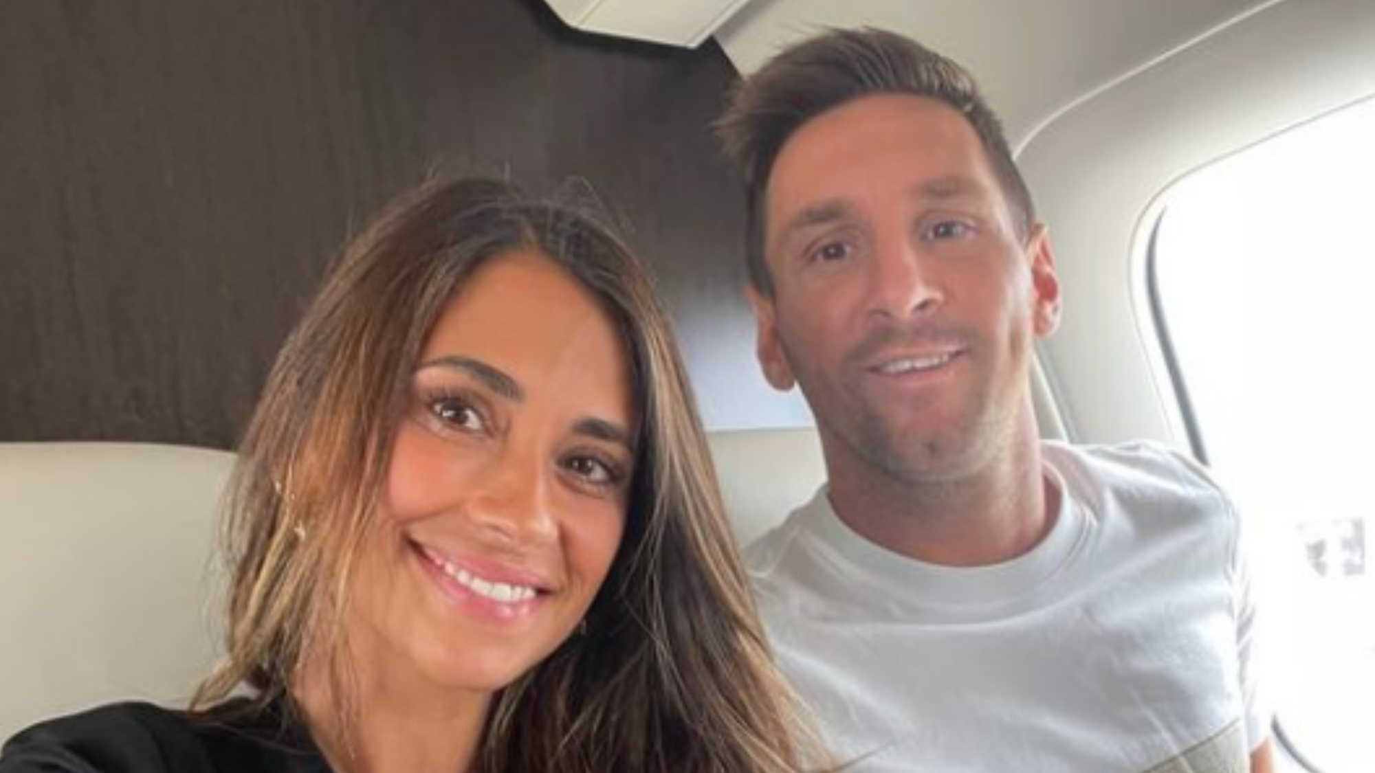 Lionel Messi y su esposa Antonella. Foto: Tomada de redes sociales