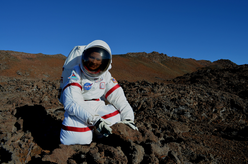 Yajaira Sierra Sastre vivió su sueño “marciano” en un isla hawiana con características similares al Planeta Rojo. | SIAN PROCTOR PARA LN