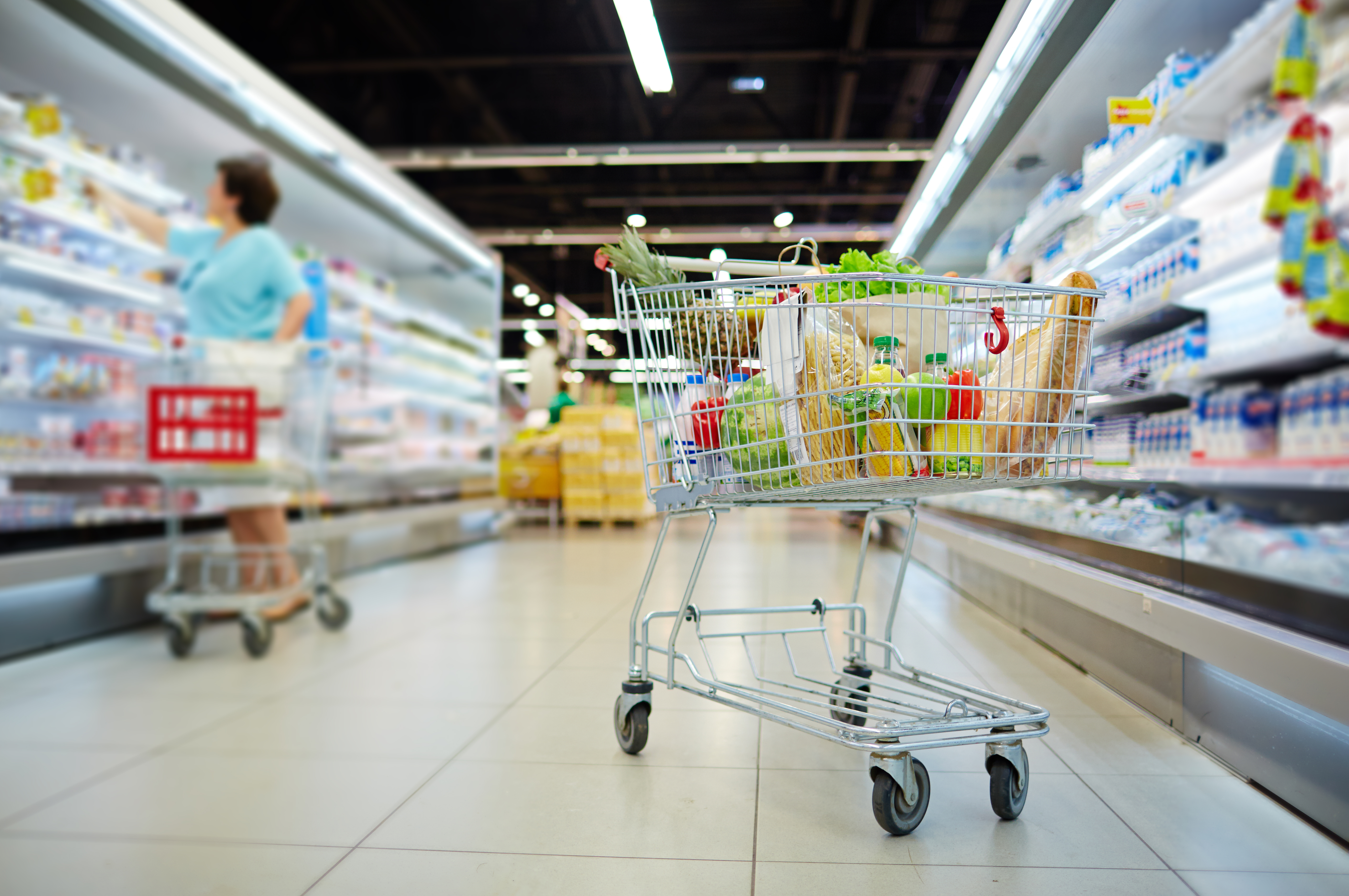 Carrito de Supermercado, fotografía de shutterstock