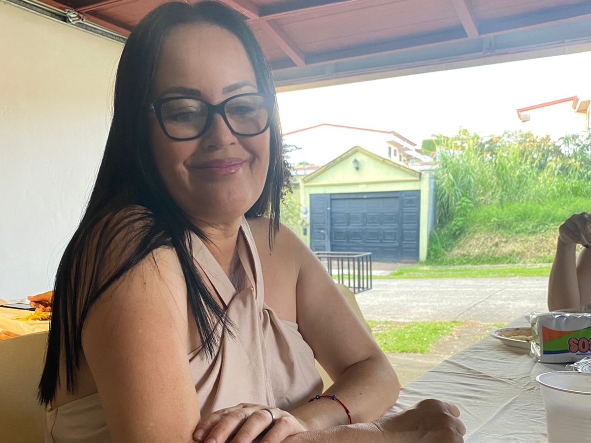 Fanny Alvarado busca hacer conciencia en las demás personas para que se vacunen.
Fotografía: Cortesía