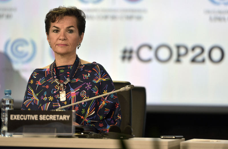 “Christiana Figueres ha puesto alma, vida y corazón en este proceso”, destacó su amigo William Alpízar, quien es uno de los jefes de la delegación costarricense en Perú. | AFP