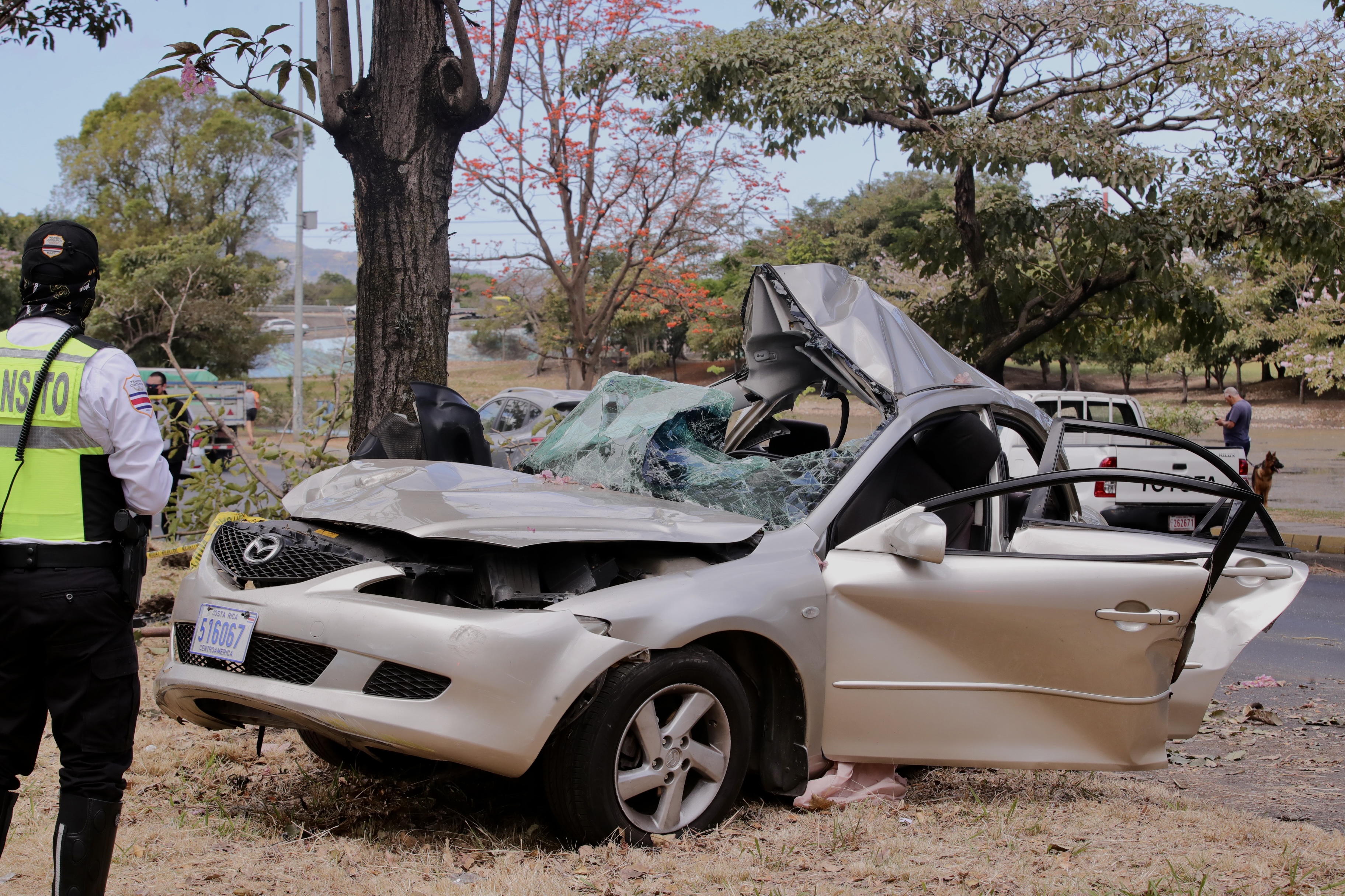 La Cruz Roja contabilizó 306 fallecidos en accidentes de tránsito en Costa Rica.