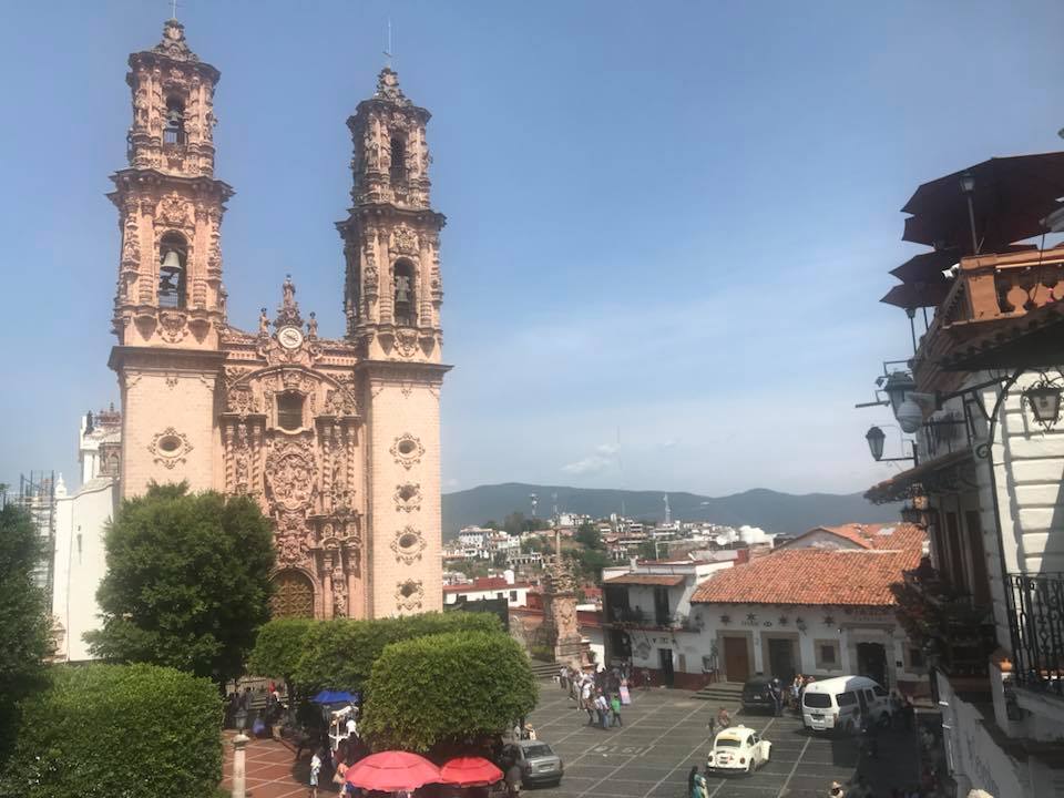 Esta es la iglesia Santa Prisca, en el centro de Taxco. Fotografía: Jairo Villegas S.